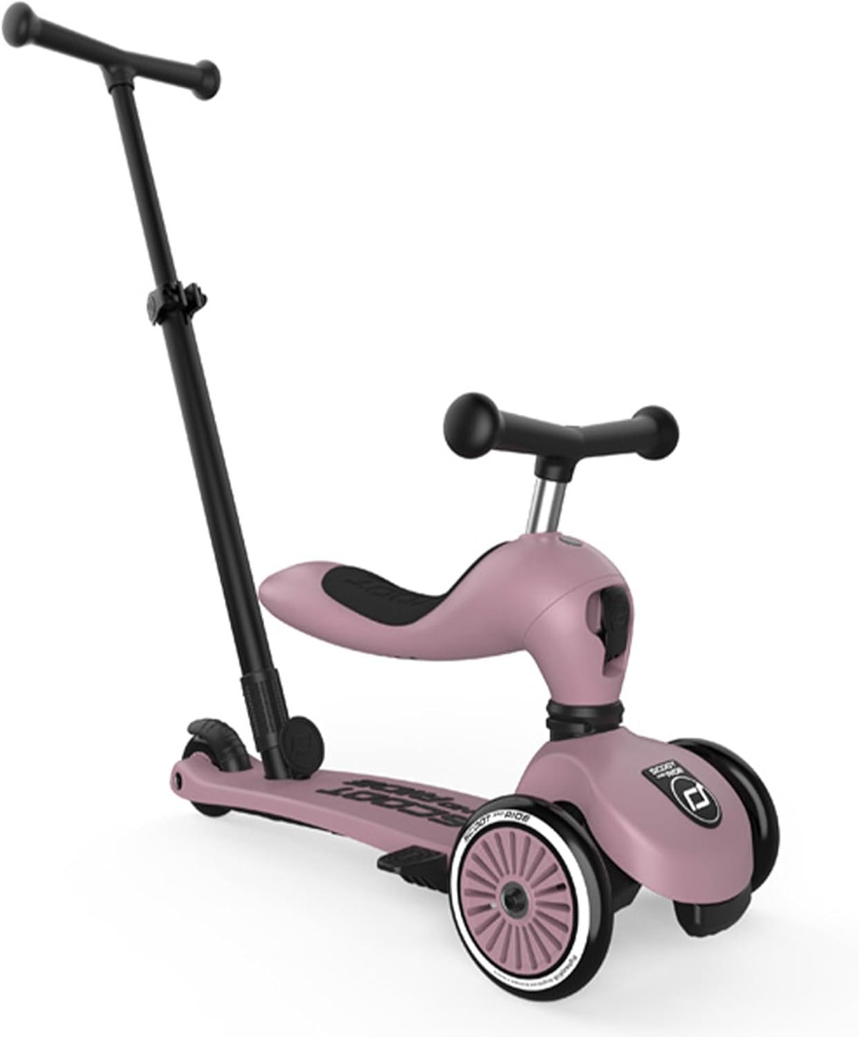 Scoot and Ride Dreiradscooter Highwaykick 1 Push and Go Kinderroller mit Sitz 2in1 Laufrad