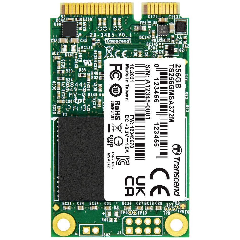Transcend mSATA SSDs MSA372M TS256GMSA372M SSHD-Hybrid-Festplatte