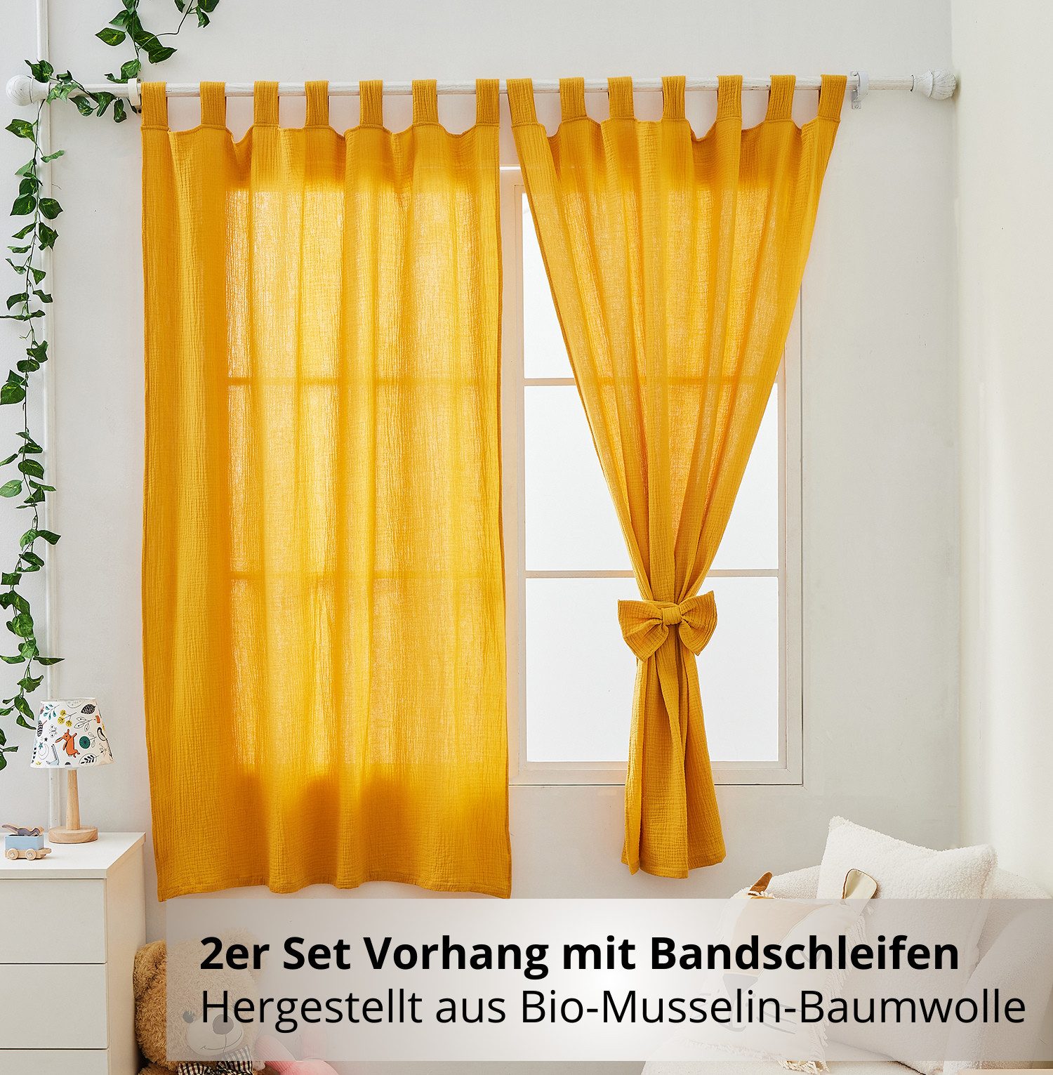Alavya Home® Vorhang Alice PREMIUM Musselin günstig online kaufen