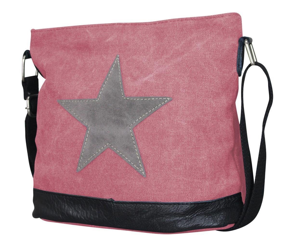 LOREZA Umhängetasche Stern Damen Umhängetasche Canvas günstig online kaufen