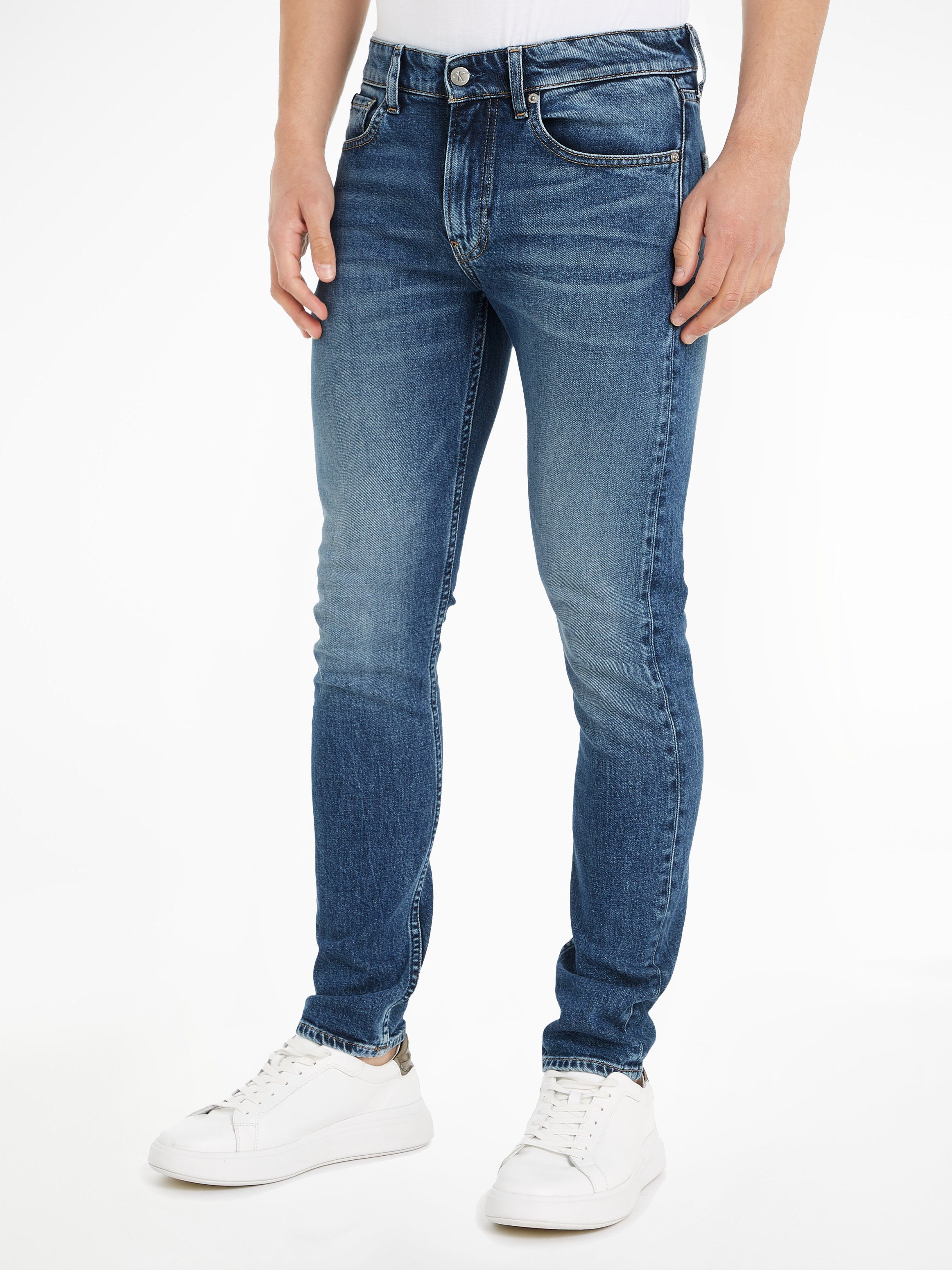 SLIM Slim-fit-Jeans Klein Calvin Jeans Medium Denim TAPER