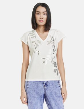 Taifun Kurzarmshirt Shirt mit abstraktem Print