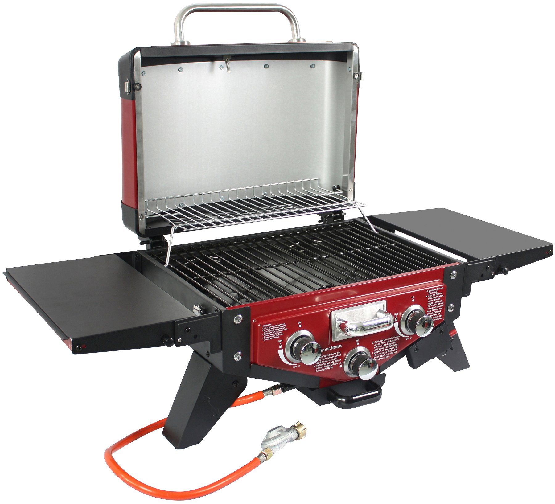 El Fuego Gasgrill Medison rot, BxTxH: 118,5x38x52 cm