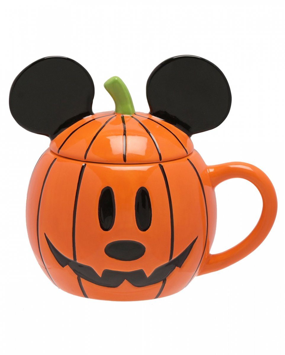 Horror-Shop Dekofigur Disney Mickey Mouse Halloween Kürbis als Lieblings