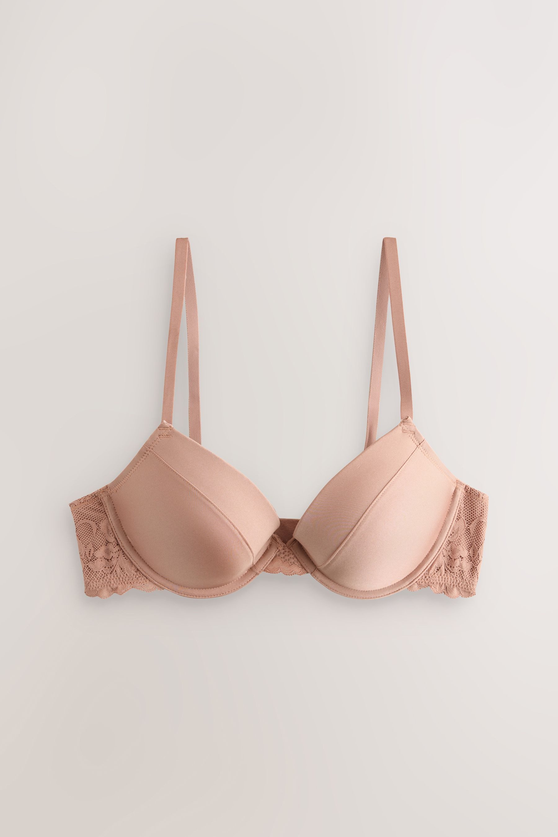 Next Push-up-BH 2 x Glättende Push-up-T-Shirt-BHs mit Dekolleté (2-tlg)
