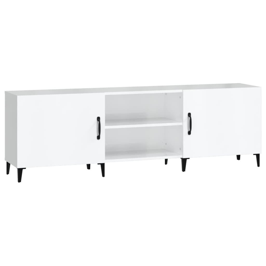 Hochglanz-Weiß 150x30x50 cm TV-Schrank Holzwerkstoff furnicato