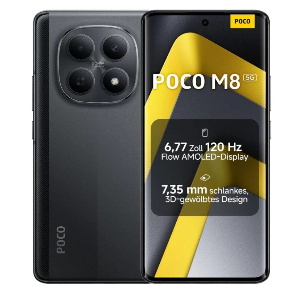 Xiaomi POCO M8 12GB 512GB Smartphone (6.77 Zoll, 512 GB Speicherplatz, 50 MP Kamera)