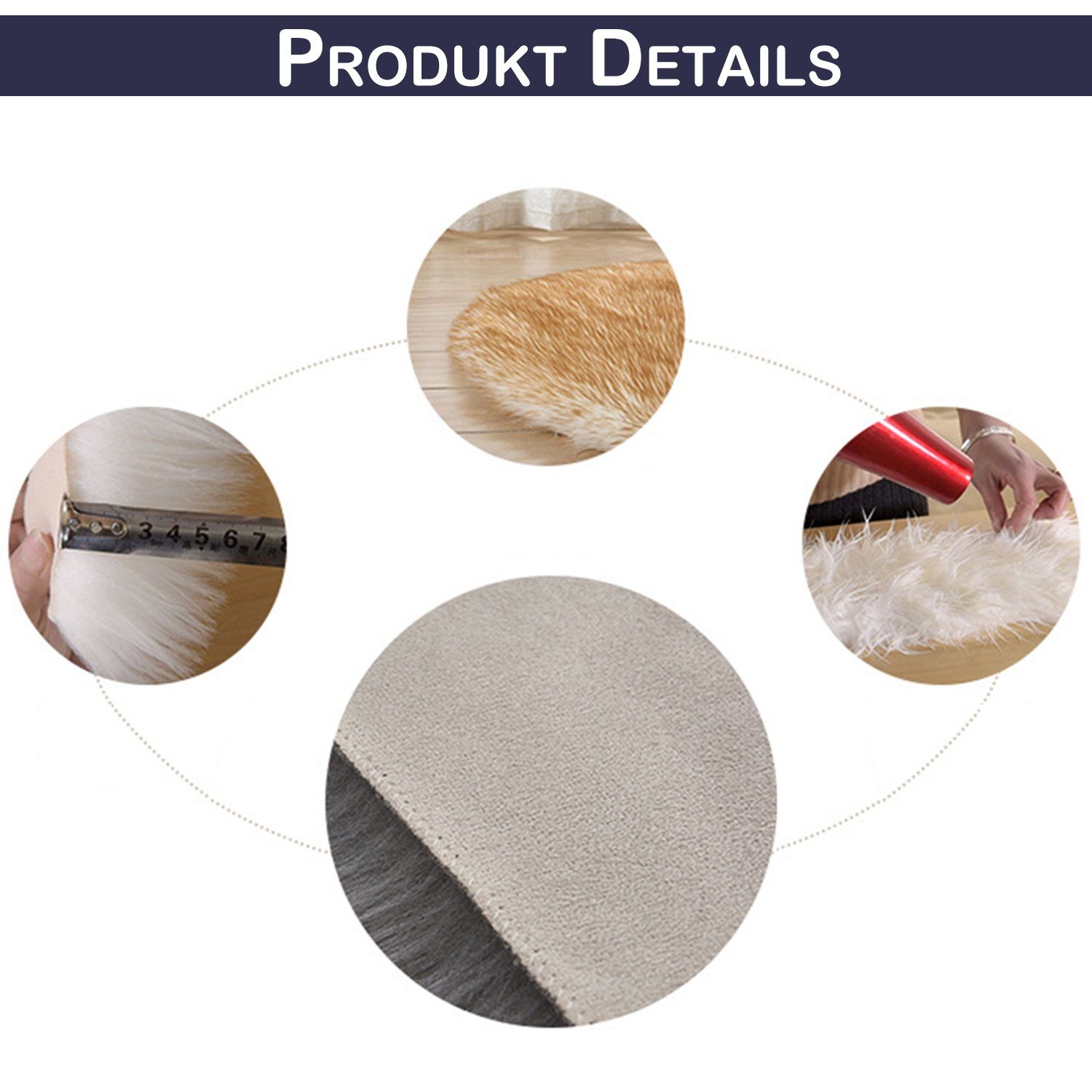 Sunicol Hochflor-Teppich Plüsch Shaggy Flokati Carpet, günstig online kaufen