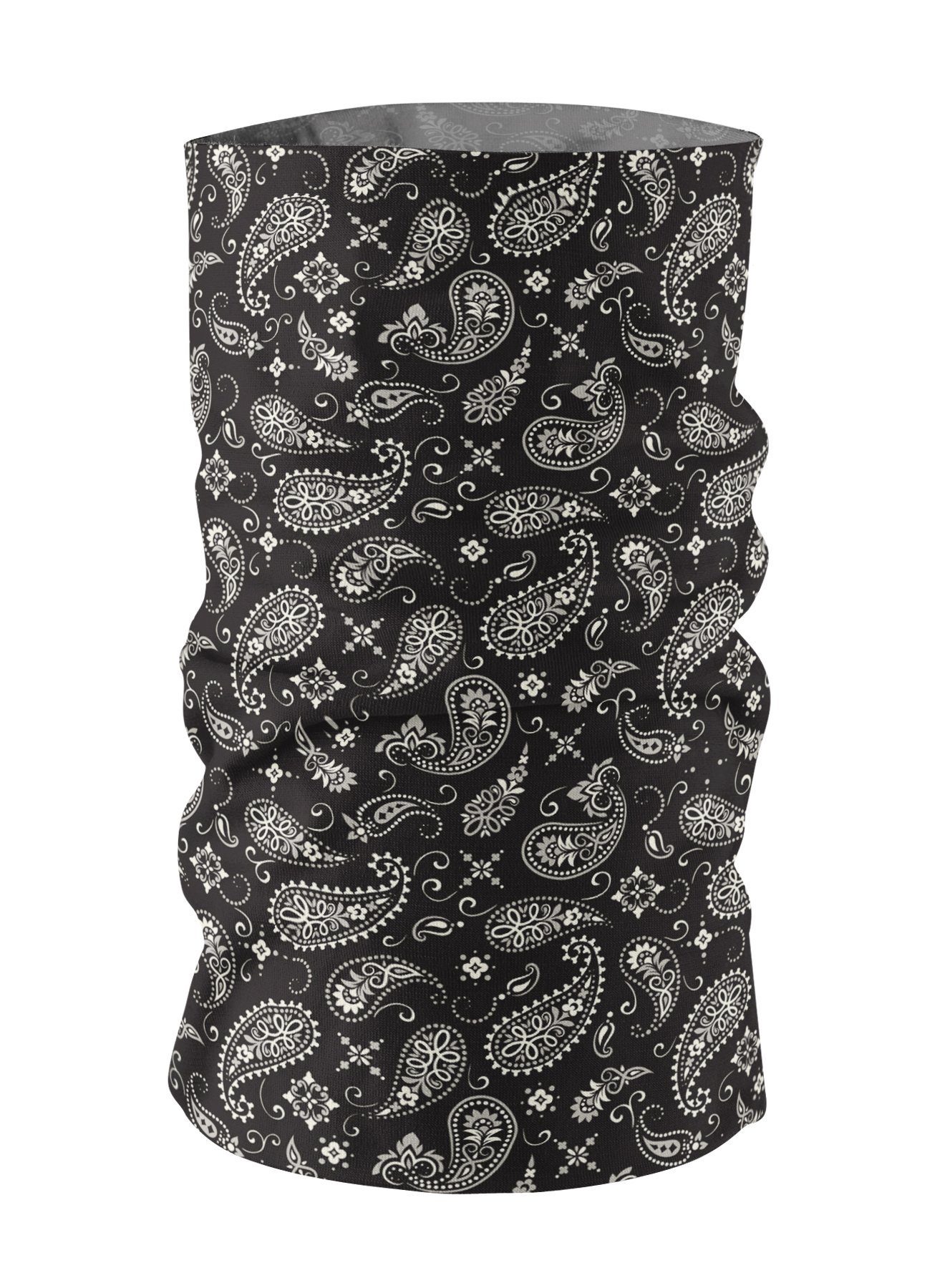 Maskworld Verkleidungsmaske Schlauchschal Bandana schwarz, Elastisches Hals günstig online kaufen