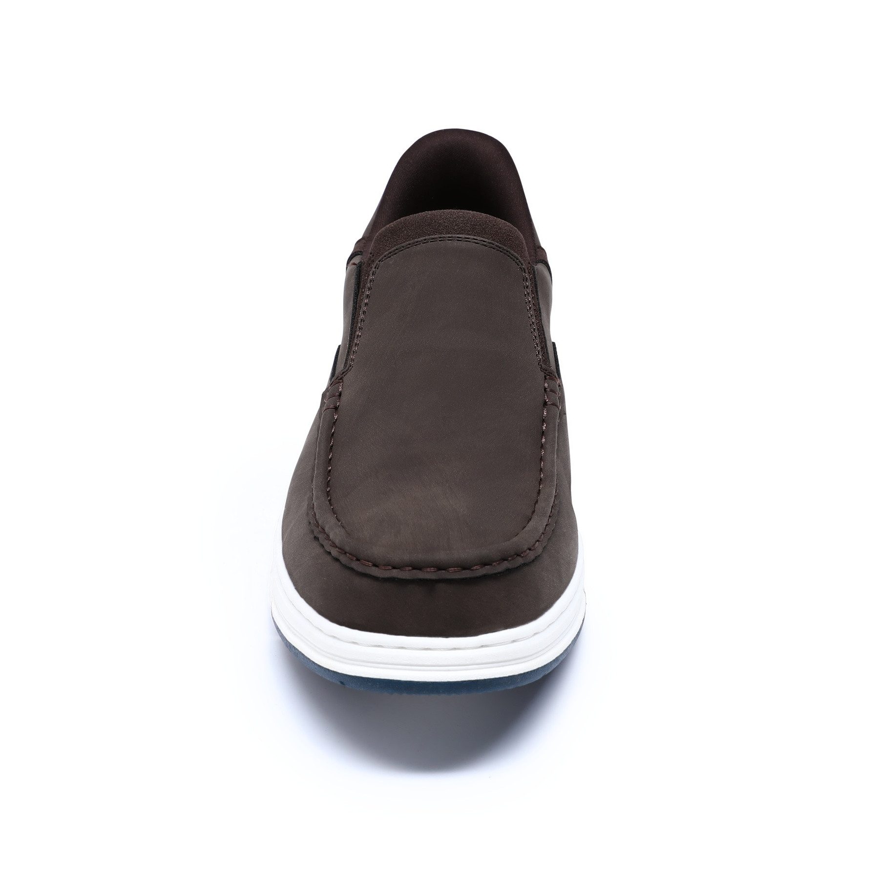 Allthemen Loafer Herren Loafer mit kontrastfarbenen Besätzen Bequeme Freizeitschuhe – Bild 4 von 5