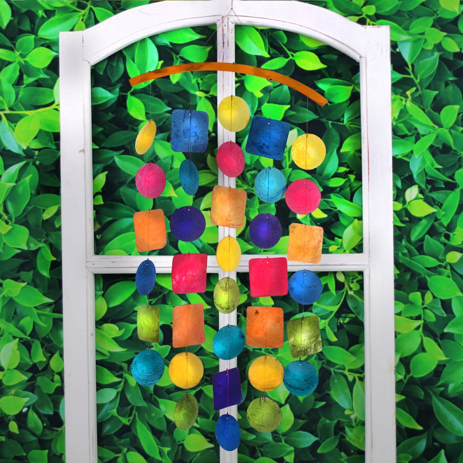 mitienda Fensterdekoration Fensterdeko Muschelwindspiel Regenbogen günstig online kaufen