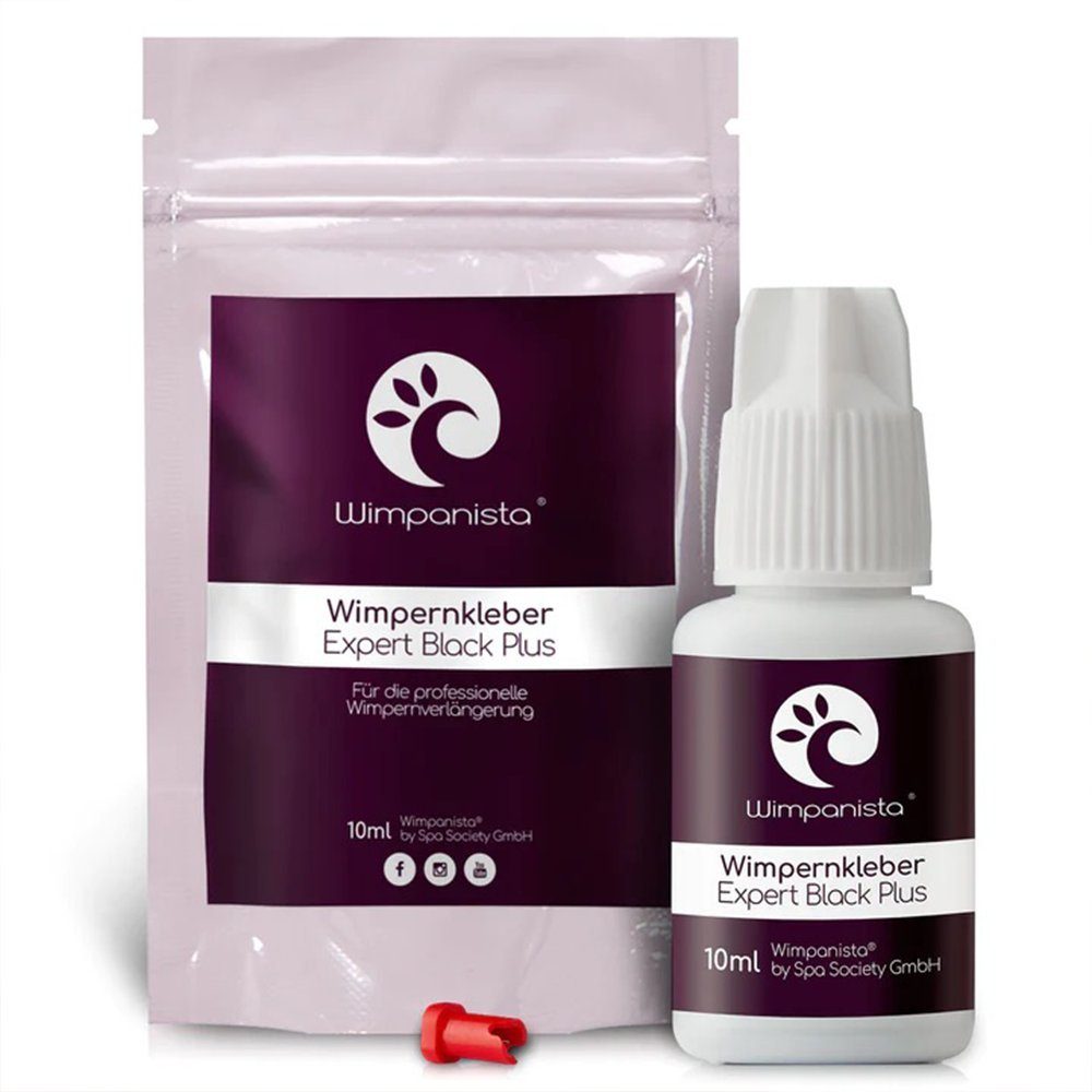 Wimpanista Wimpernkleber Expert Black PLUS. Trocknungszeit 1-2 Sek., für die professionelle Wimpernverlängerung – Bild 5 von 5
