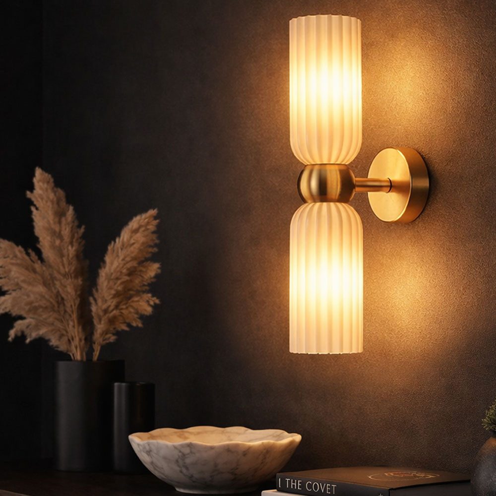 Maytoni Wandleuchte, Leuchtmittel nicht inklusive, Wandleuchte Flurlampe Treppenlampe 2-Flammig Wandlampe Metall