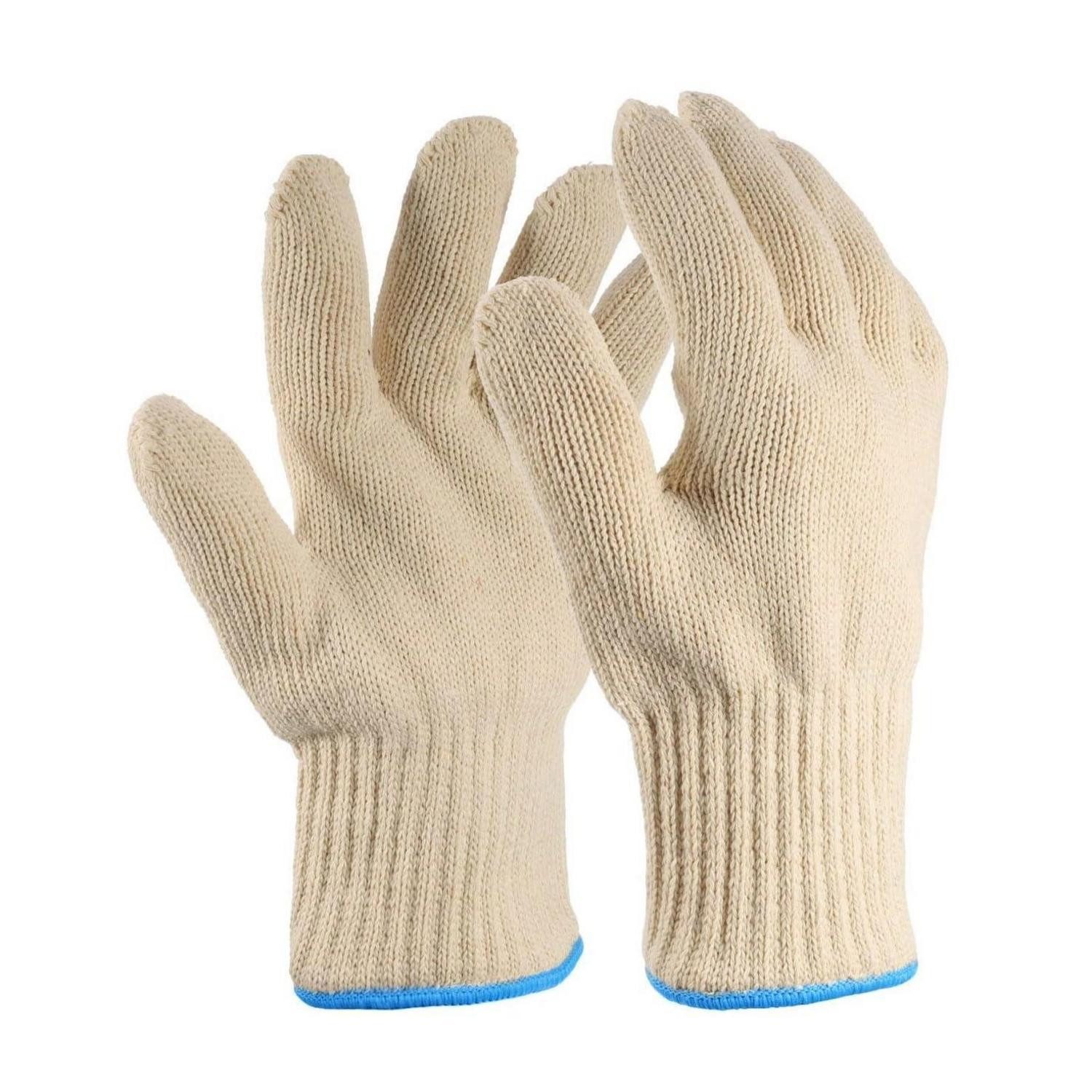 LuxusKollektion Topfhandschuhe Ofenhandschuhe hitzebeständig Größe L