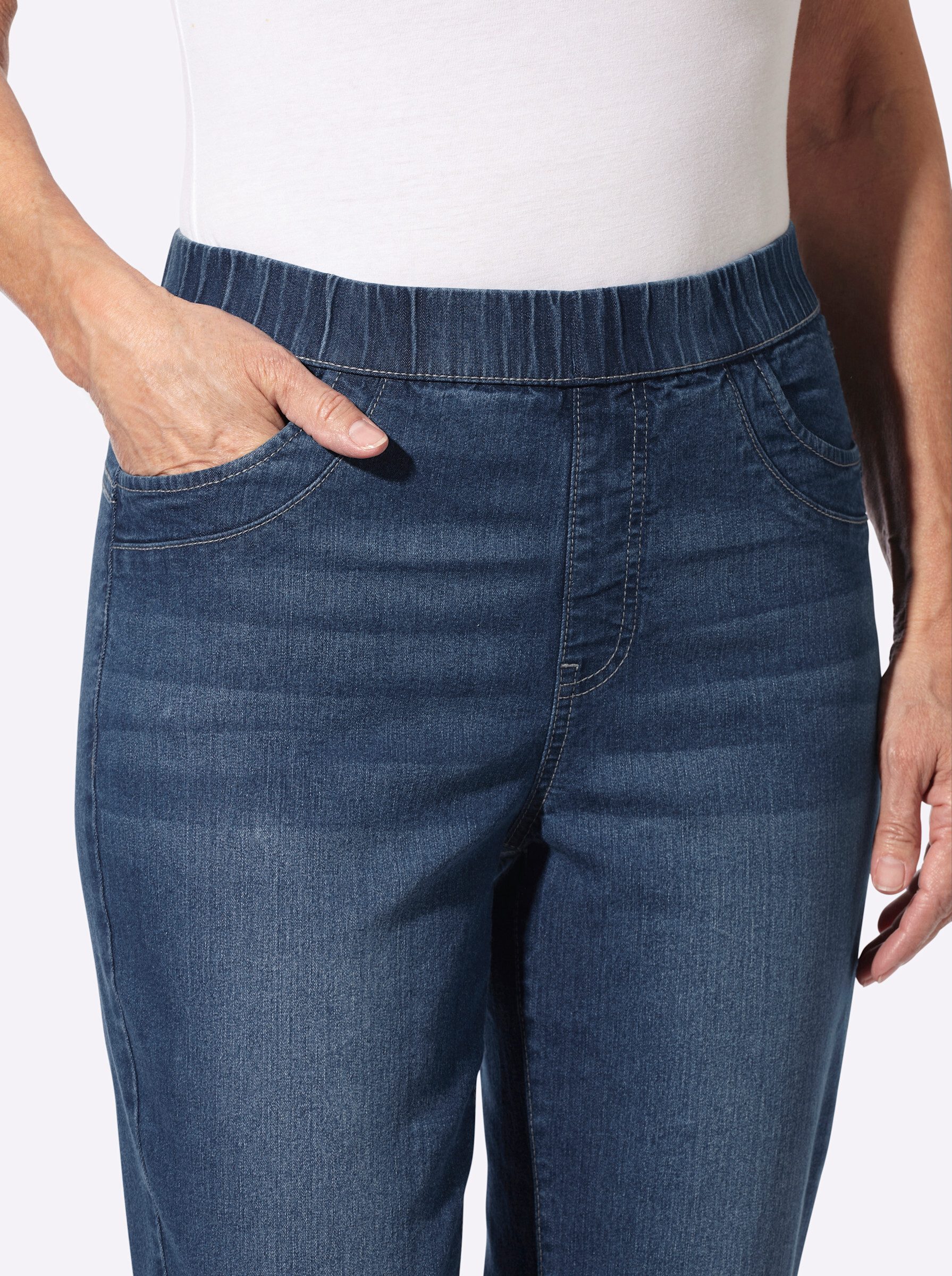 Witt Bequeme Jeans Schlupfjeans komfortabel – Bild 5 von 5