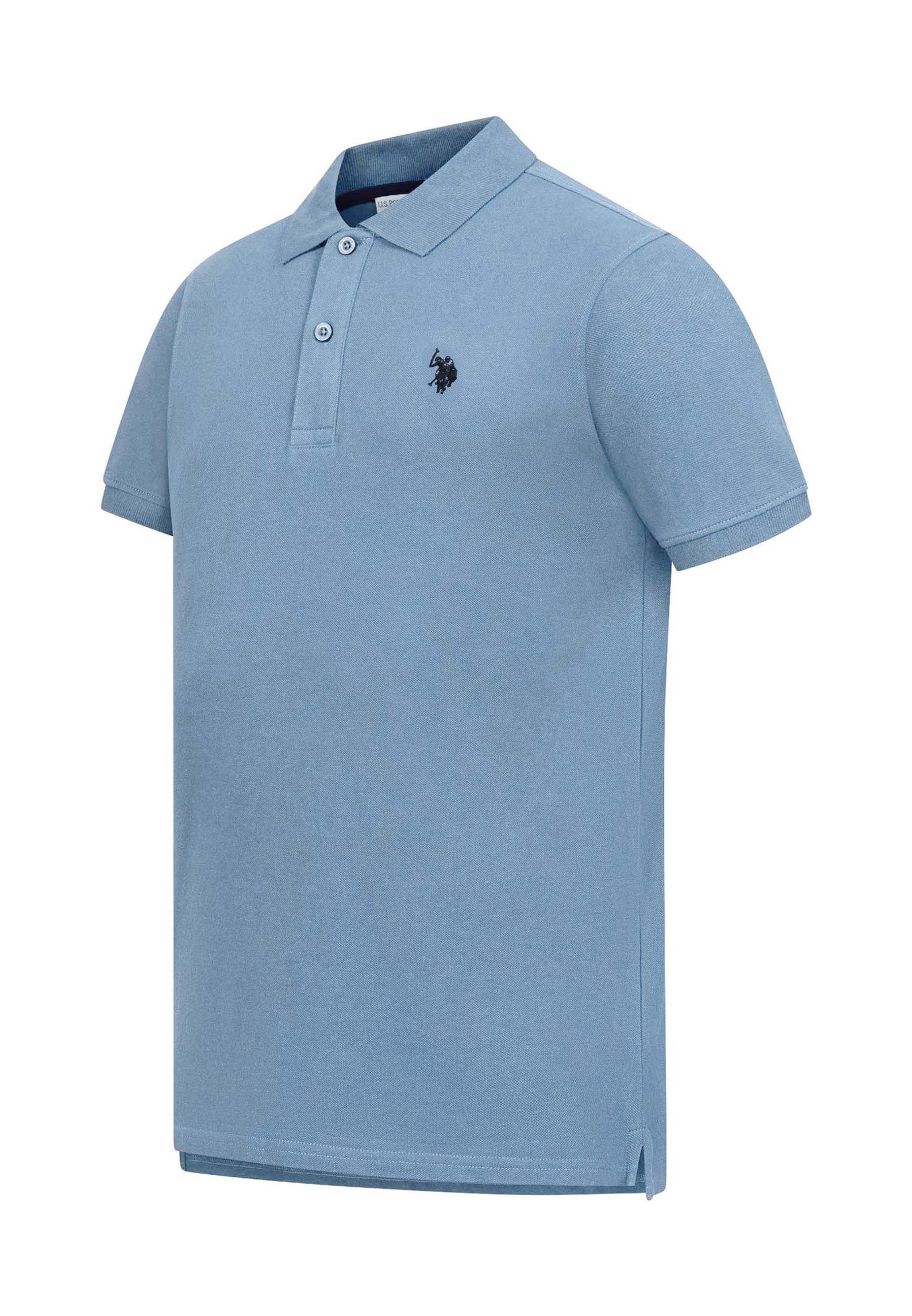 U.S. Polo Assn. Poloshirt USArrchie – Herren Classic Fit kurzarm mit Logo-Stickerei Mit Flachstrick-Kragen, Knopfleiste und elastischer Baumwollmischung – Bild 5 von 5