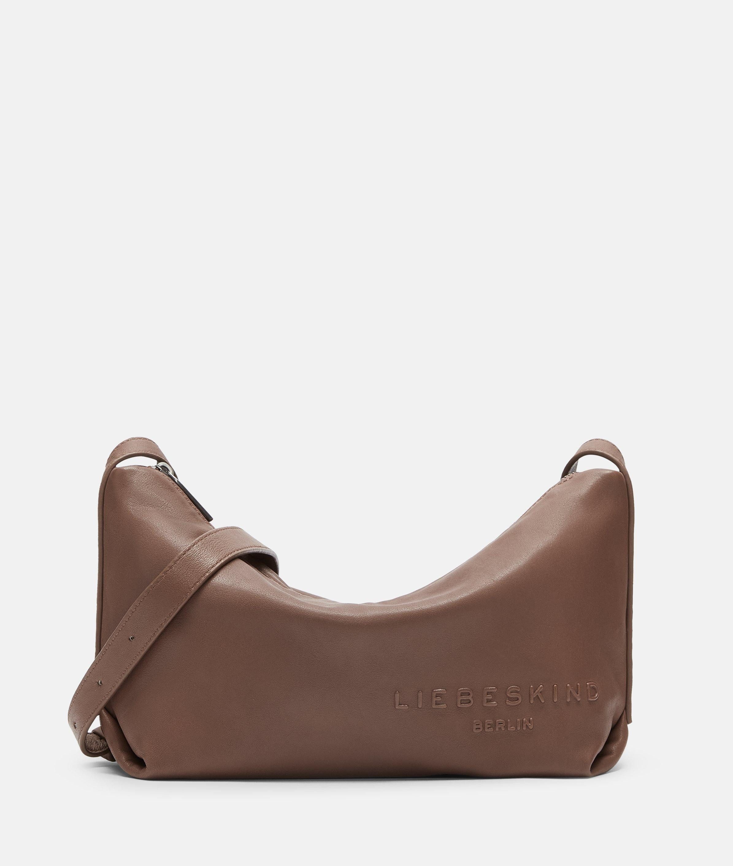 Liebeskind Berlin Umhängetasche Crossbody, Geräumige Umhängetasche aus Leder