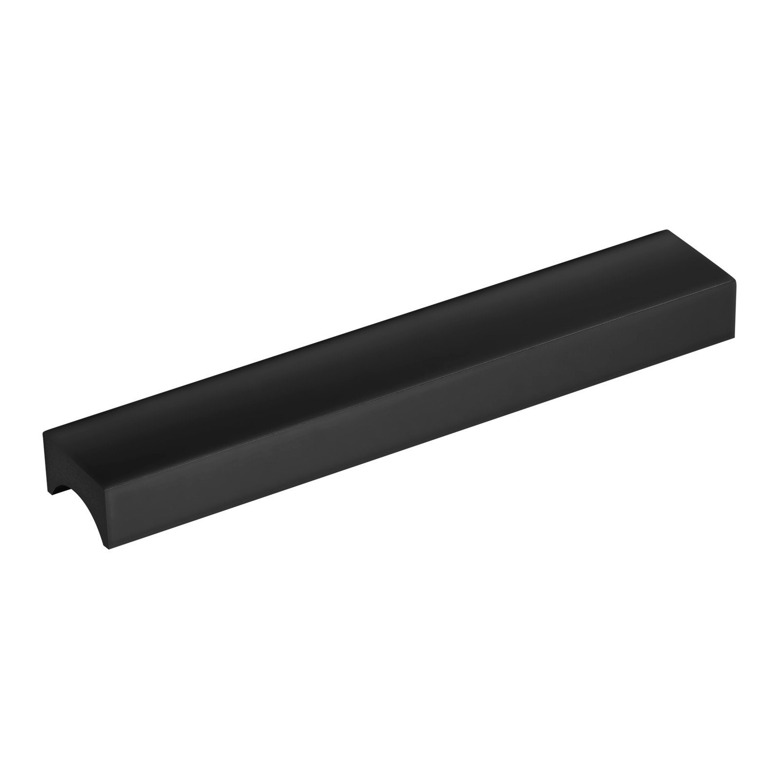 SO-TECH® Möbelgriff Griffleiste GÖTEBORG Aluminium Bohrlochabstände 32 - 320 mm, BA 96 mm Schwarz eloxiert inkl. Schrauben