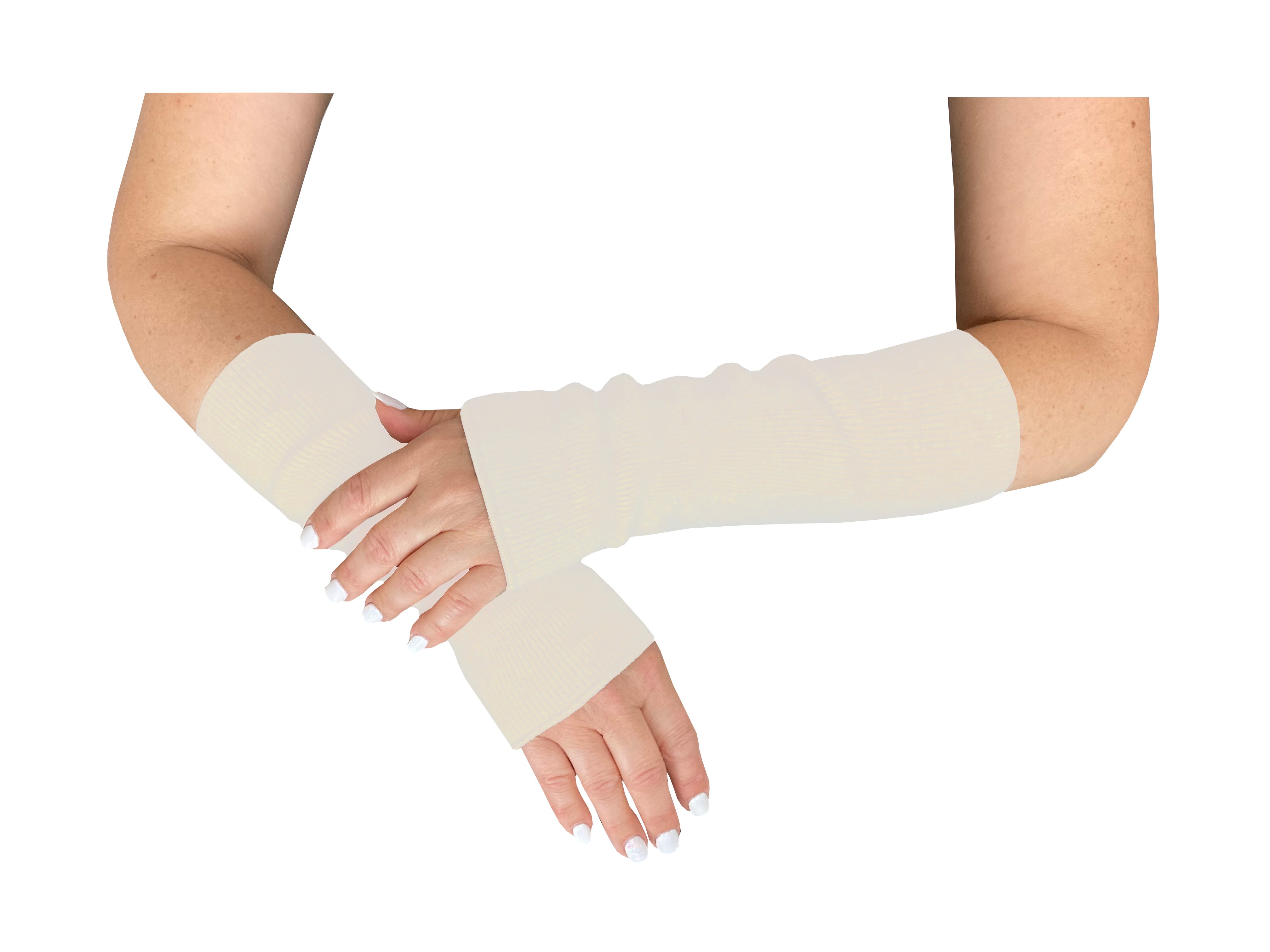 wobera NATUR Gelenkwärmer Armstulpen/Pulswärmer/Wadenwärmer mit Wolle und Seide für Damen&Herren (2-St)