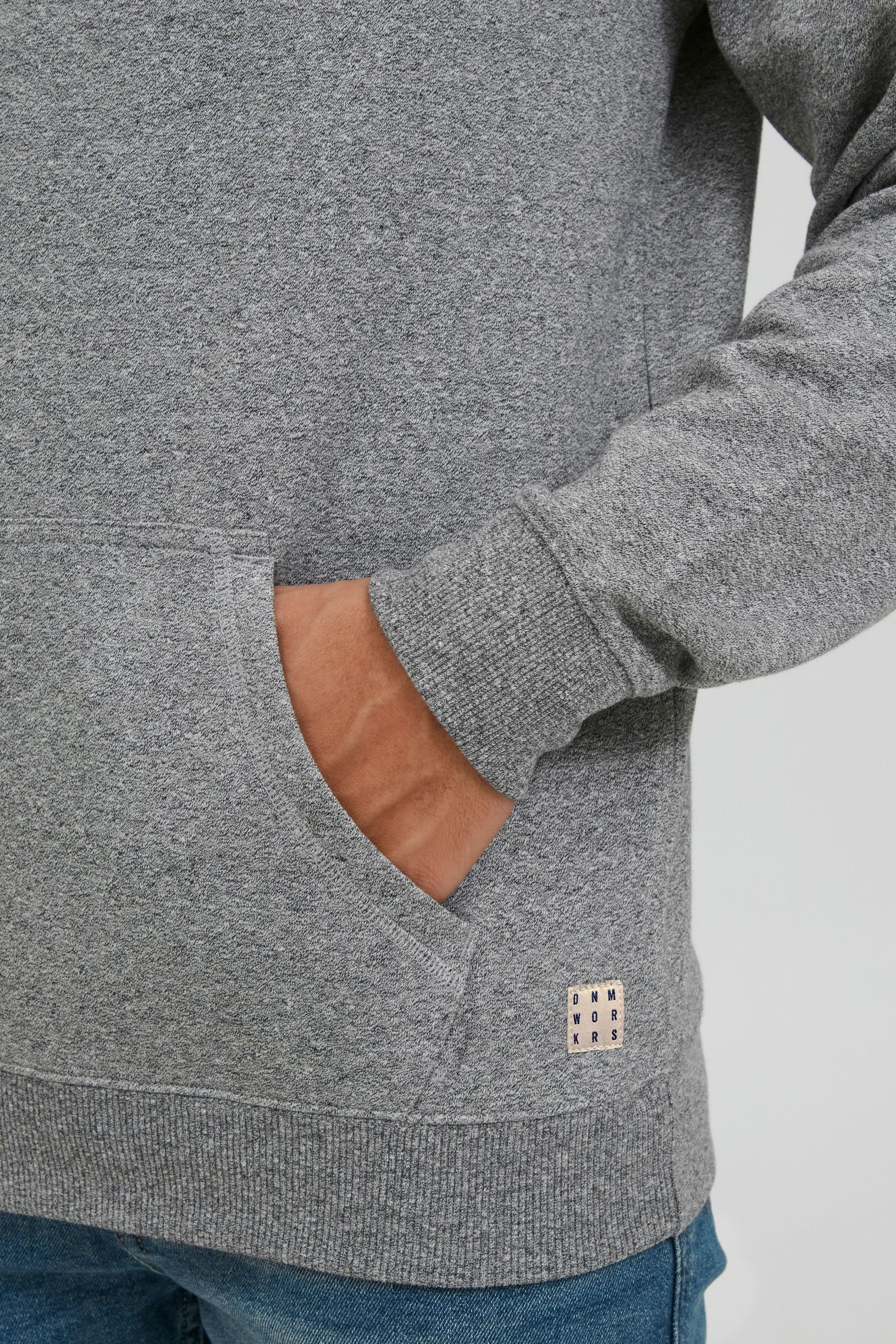 Blend Rundhalspullover BHLono Sweatshirt mit Kängurutasche und Tube-Kragen