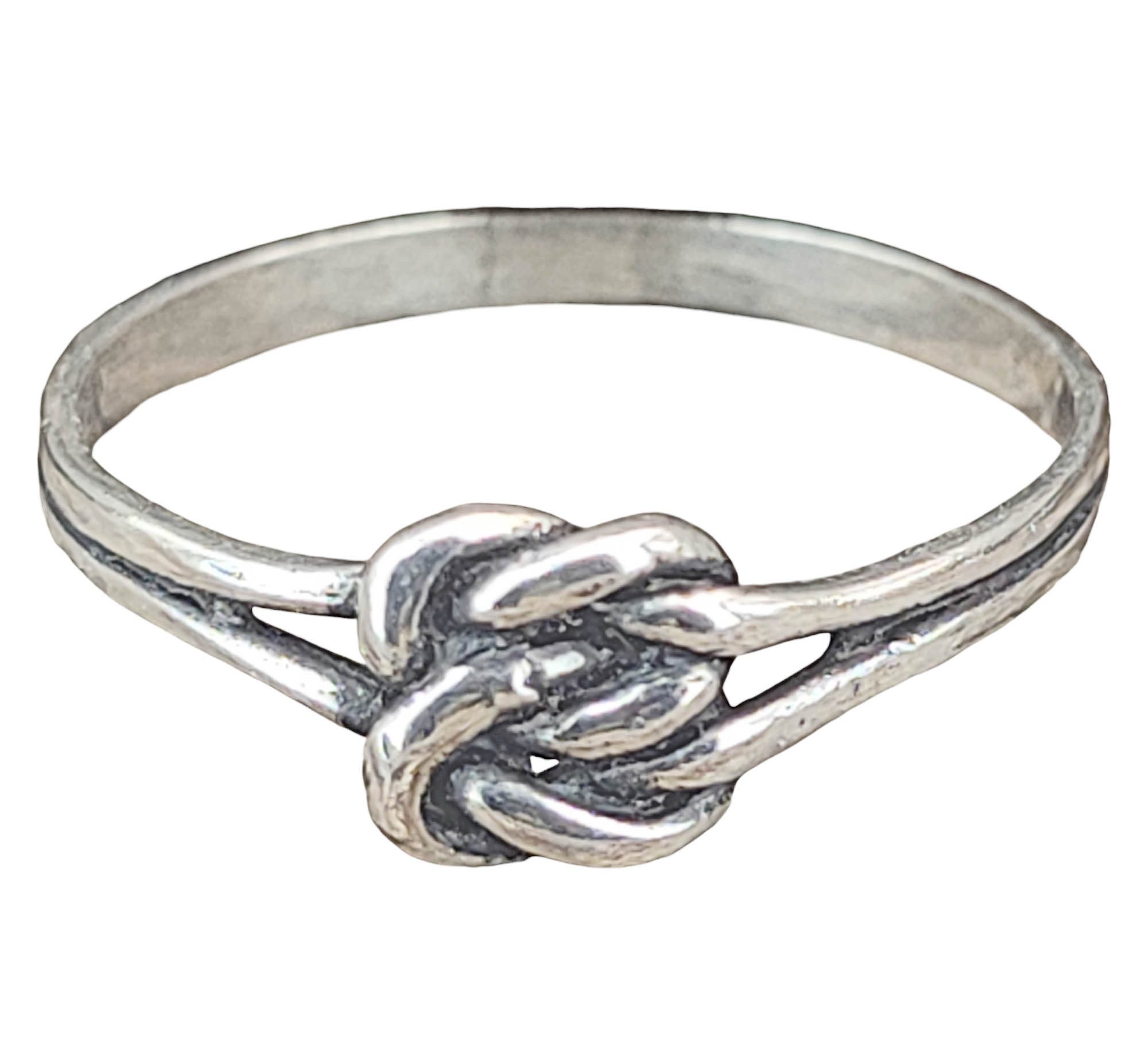 Kiss of Leather Silberring Ring Keltenknoten, Gr. 46-68 (kk5) - Silber