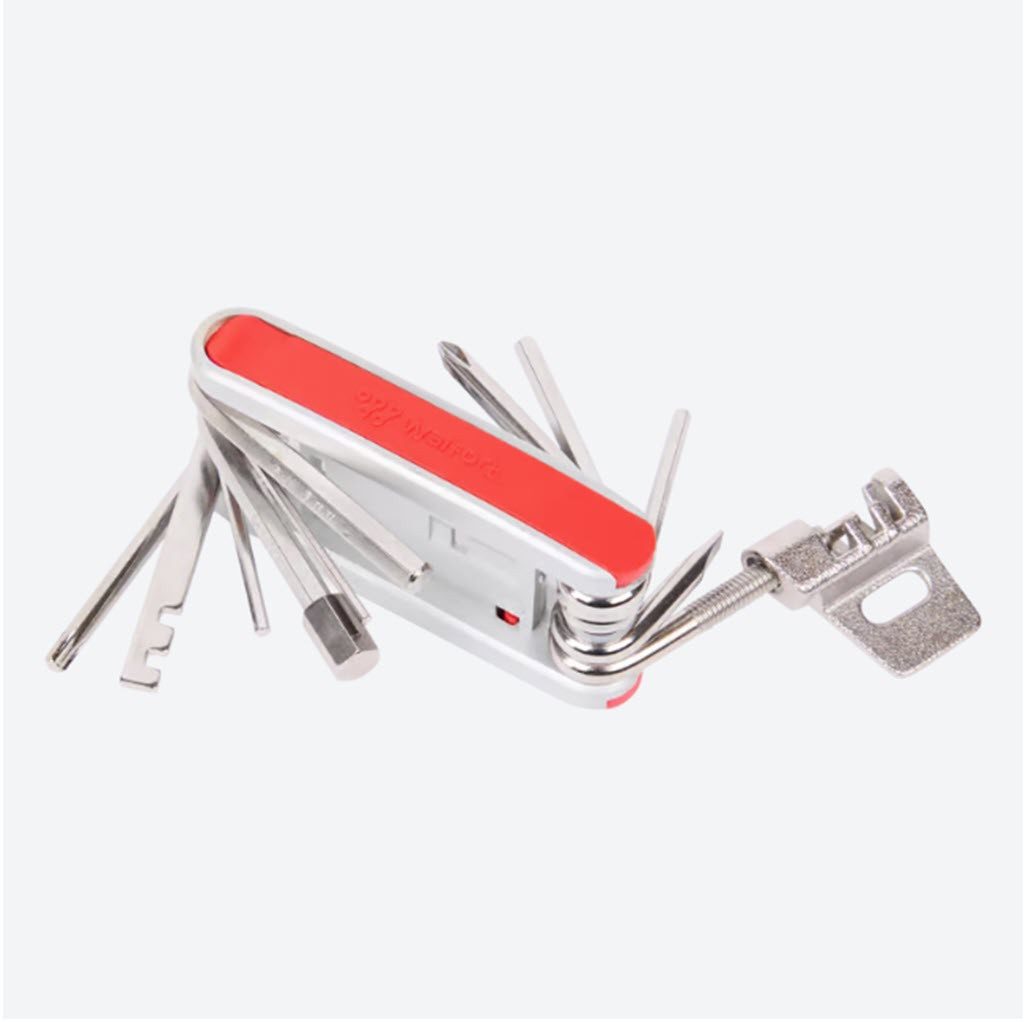 Walfort Fahrradwerkzeugset Fahrrad-Multitool Fahrradwerkzeug 16tlg., (16-tlg)