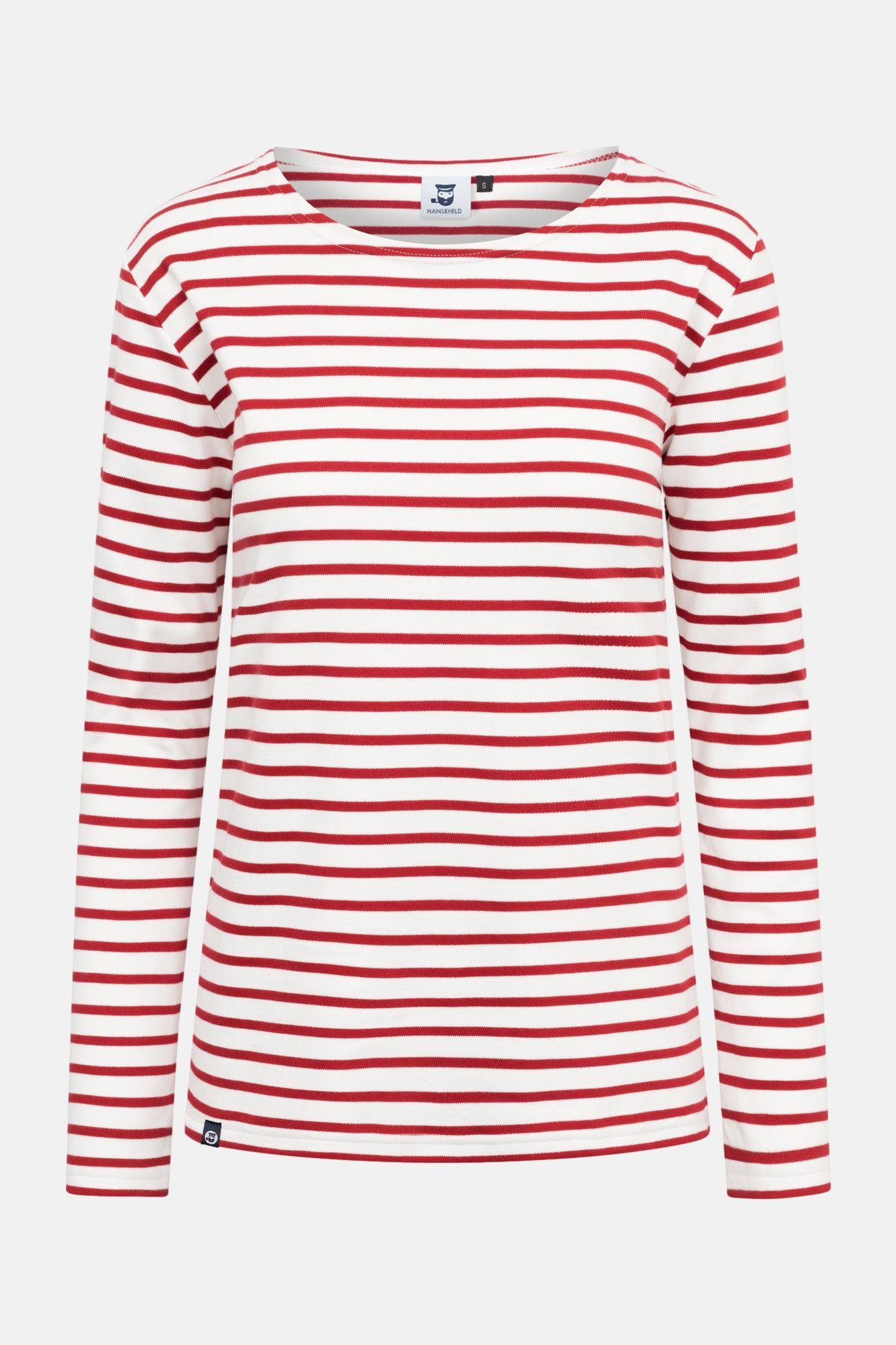 HANSEHELD Langarmshirt Streifenshirt Damen