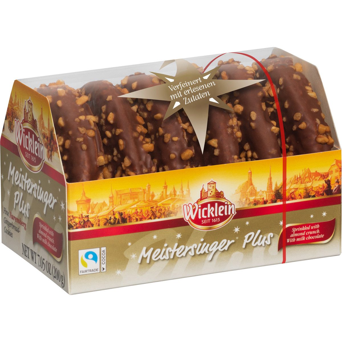 Wicklein Süßigkeit, Wicklein Feine Nürnberger Meistersinger Oblaten Lebkuchen 200g