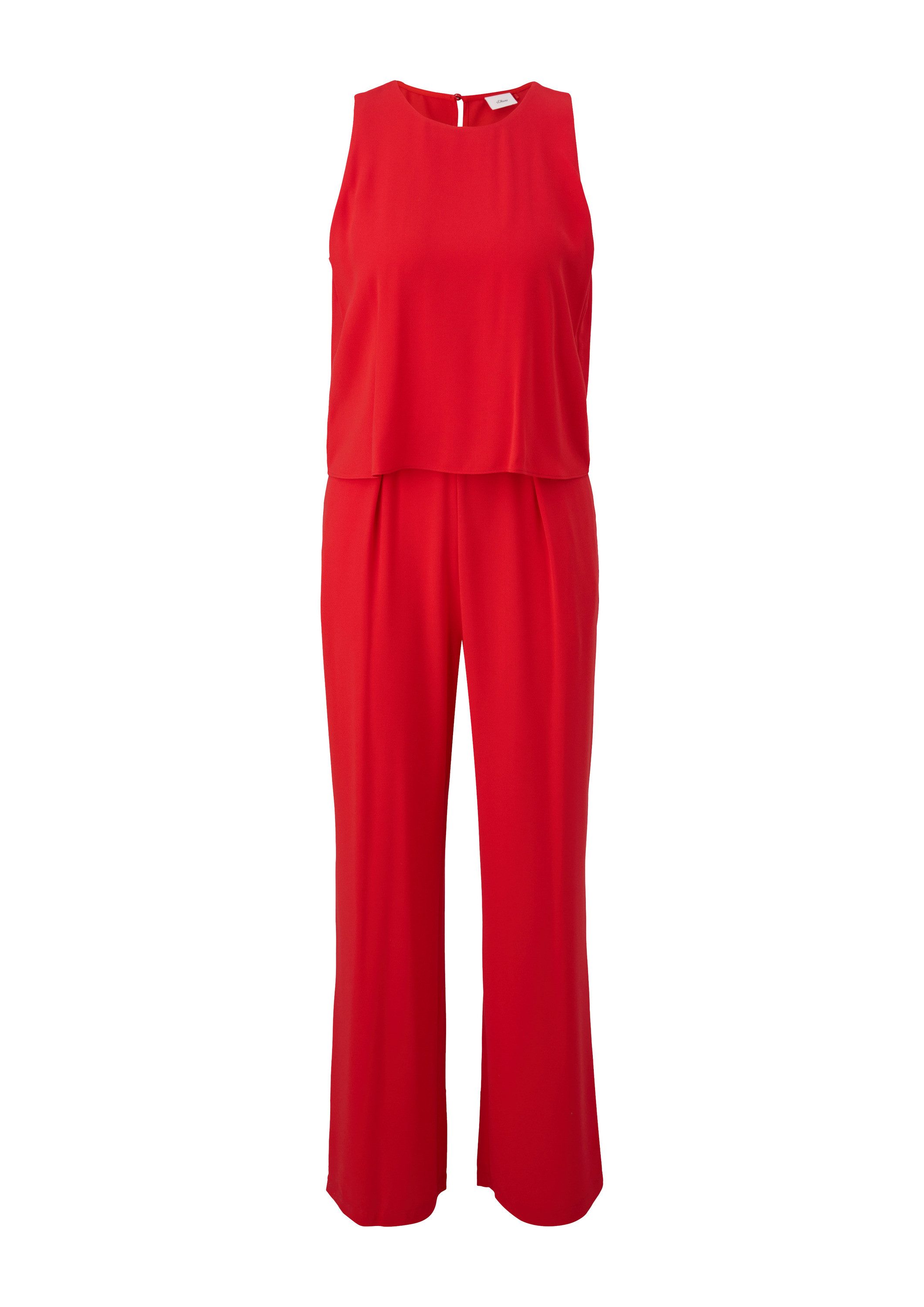 s.Oliver Jumpsuit Overall Jumpsuit aus Crêpe günstig online kaufen