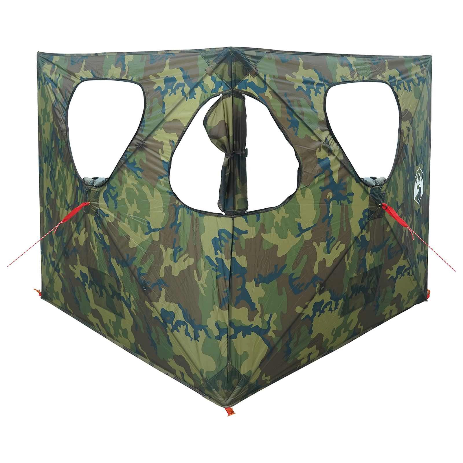vidaXL Kuppelzelt Huntingzelt 145 x 145 x 150 cm Tarnung Polyester und Stahl, (1 tlg)