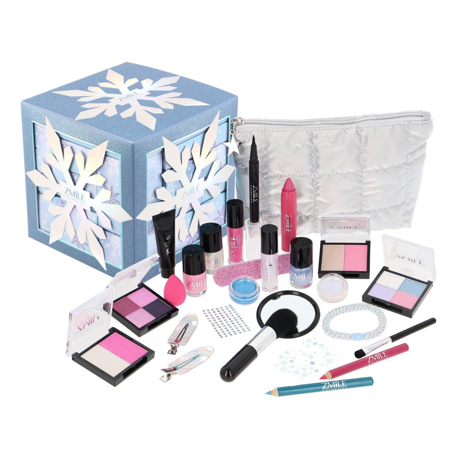 ZMILE COSMETICS Kosmetik-Adventskalender ZMILE COSMETICS Adventskalender Snow Flake Cube frosty white (24-tlg), vegan – Bild 5 von 5