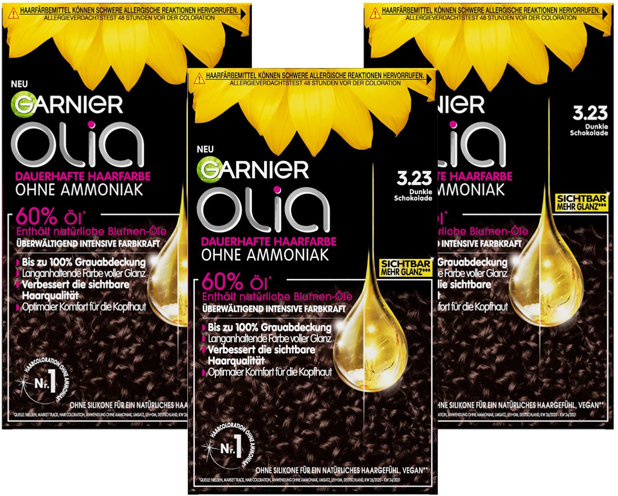 Coloration Garnier Olia dauerhafte Haarfarbe