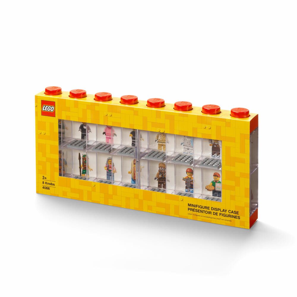 NHG Vitrine LEGO Minifigure Display Case 16 - Red perfekt für LEGO-Figuren