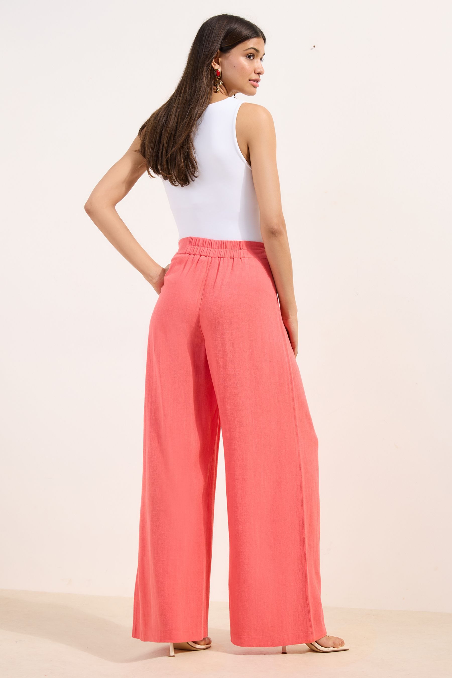 Friends Like These Palazzohose Friends Like These Hose mit superweitem Bein (1-tlg)