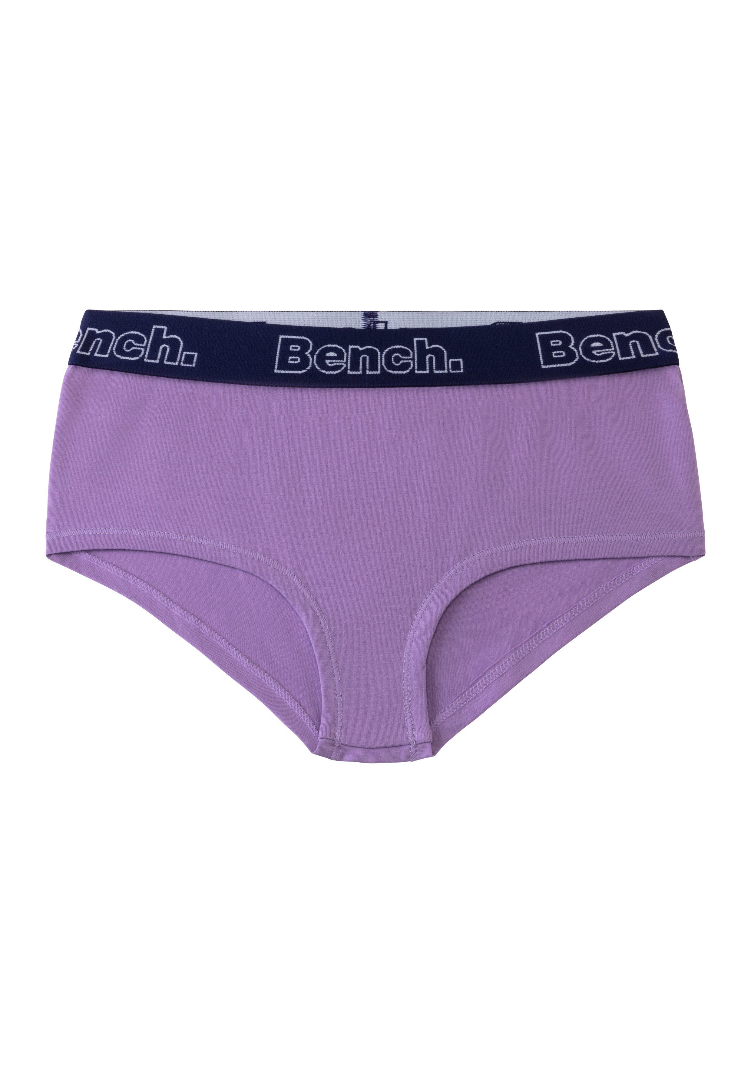 Bench. Panty (Packung, / / 3-St) flieder mit kontrastfarbigem lila navy Webbund