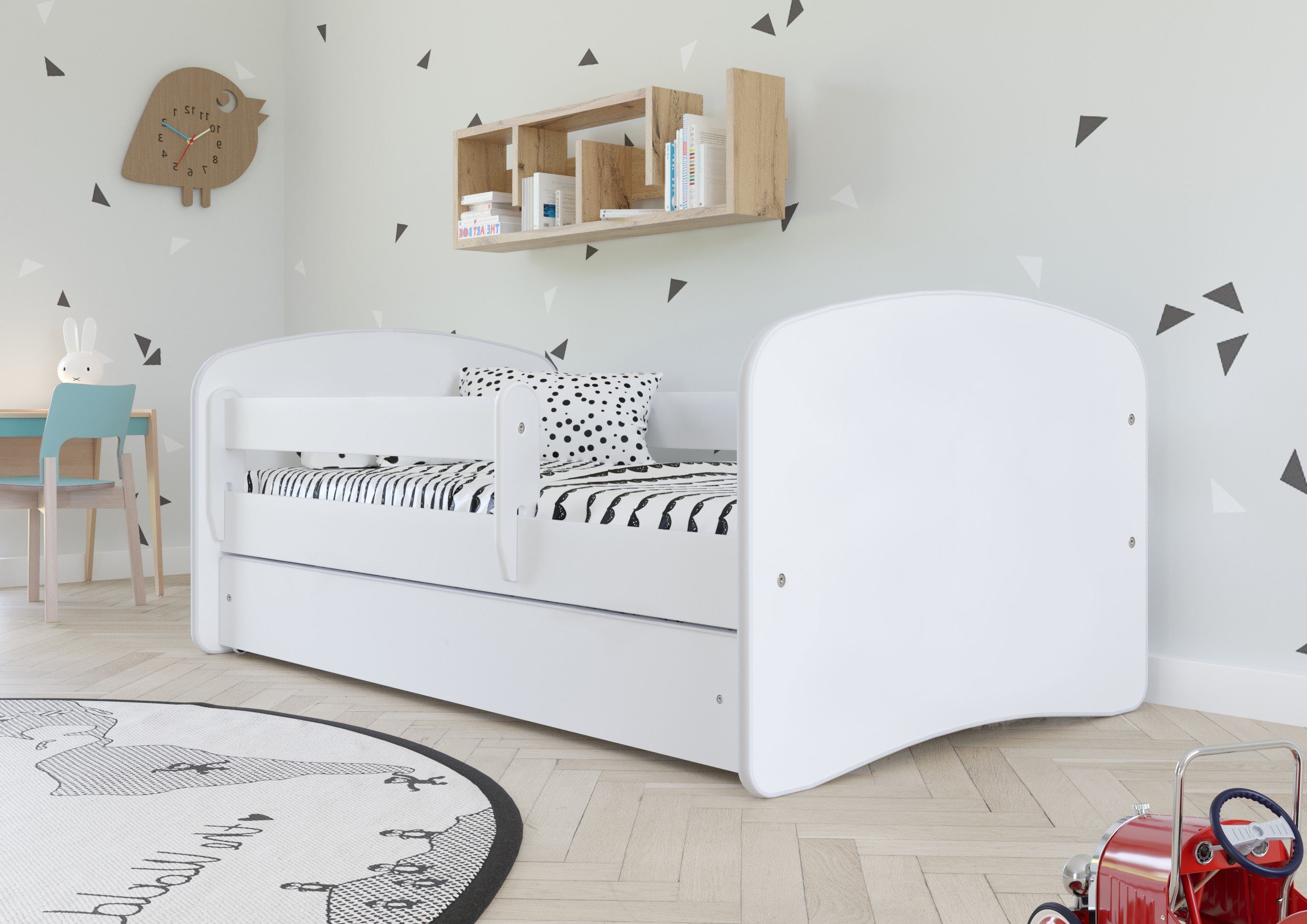Bjird Kinderbett Babydream 180x80 cm 160x80 cm 140x70 cm (optional mit Matr günstig online kaufen