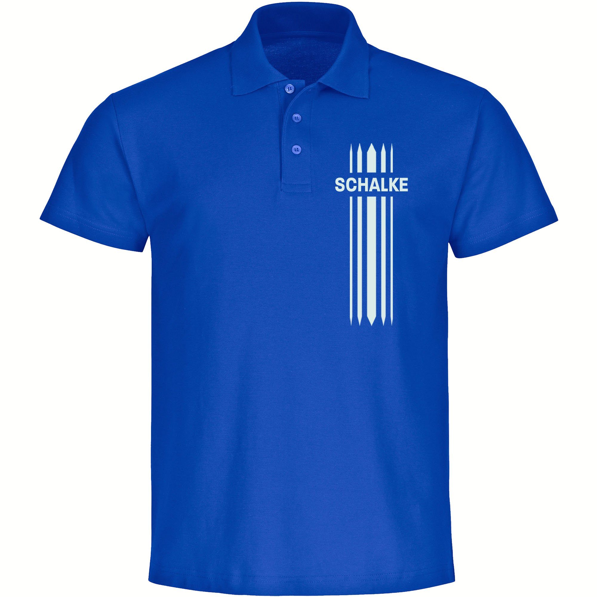 Poloshirt Schalke - Streifen - Polo