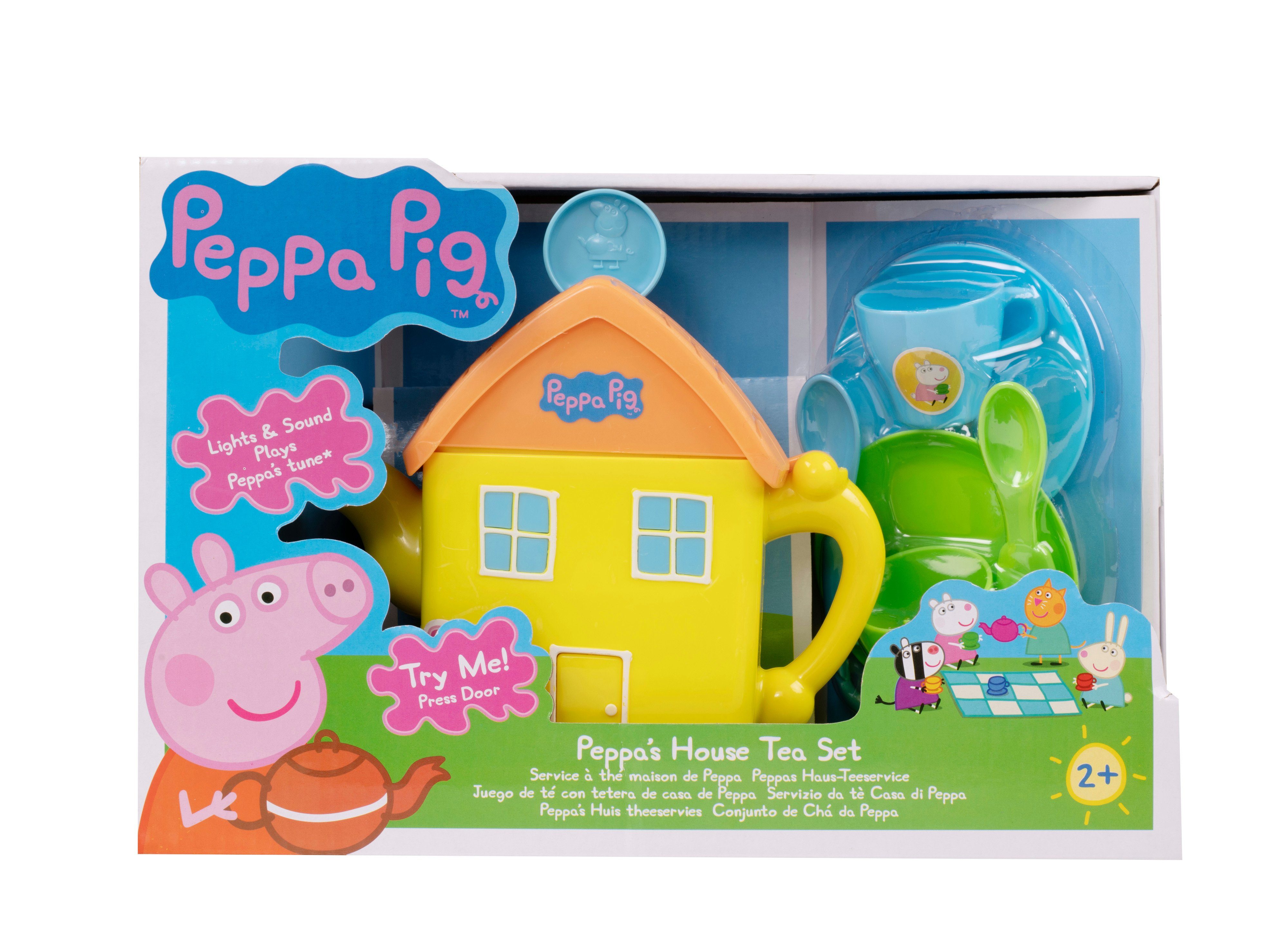 Waiky Vago®-Toys Lernspielzeug Peppa Pig House Tea Set