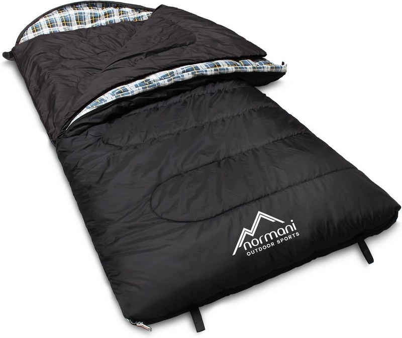 normani Deckenschlafsack »Outdoor-Schlafsack Extrem 4-In-1 Antarctica«, bis -40°C 500 + 250 g/m² Füllung