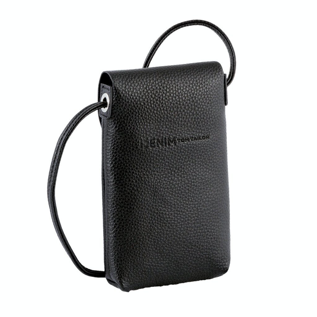 TOM TAILOR Handtasche Tom Tailor Handytasche Ida, schwarz