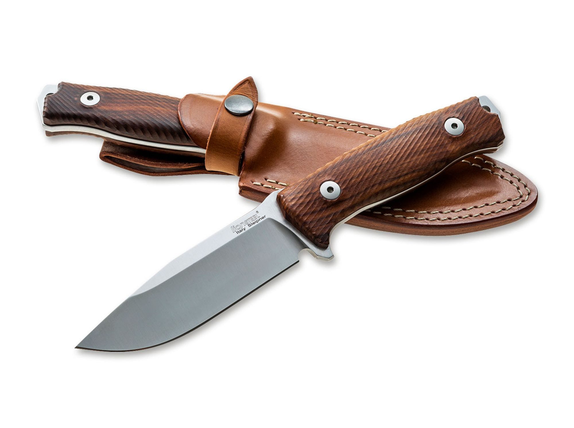 LionSteel Taschenmesser Lionsteel Hunting M5 Santos Wood