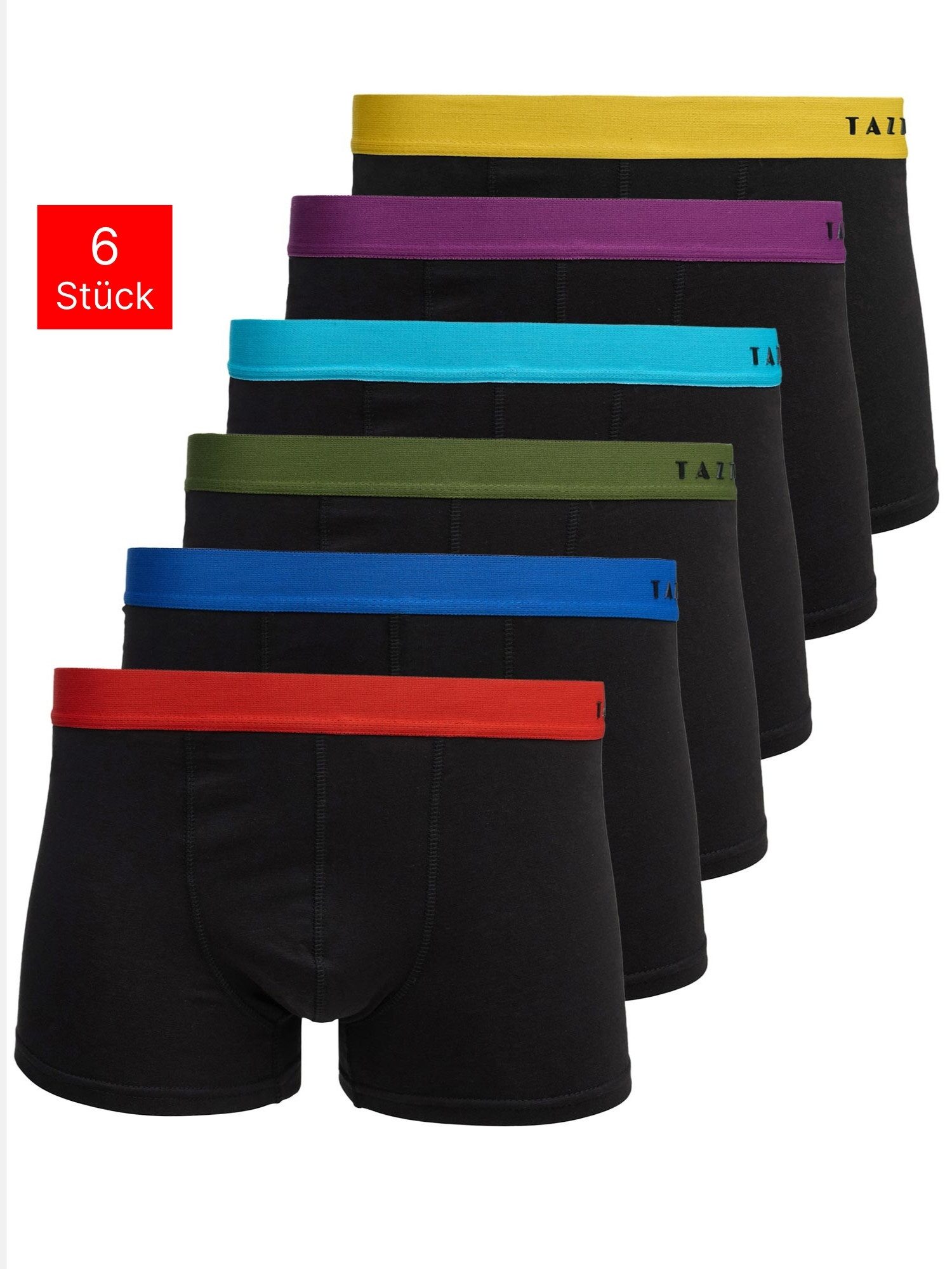 Tazzio Boxershorts 6er Pack BS1001 (Packung, günstig online kaufen