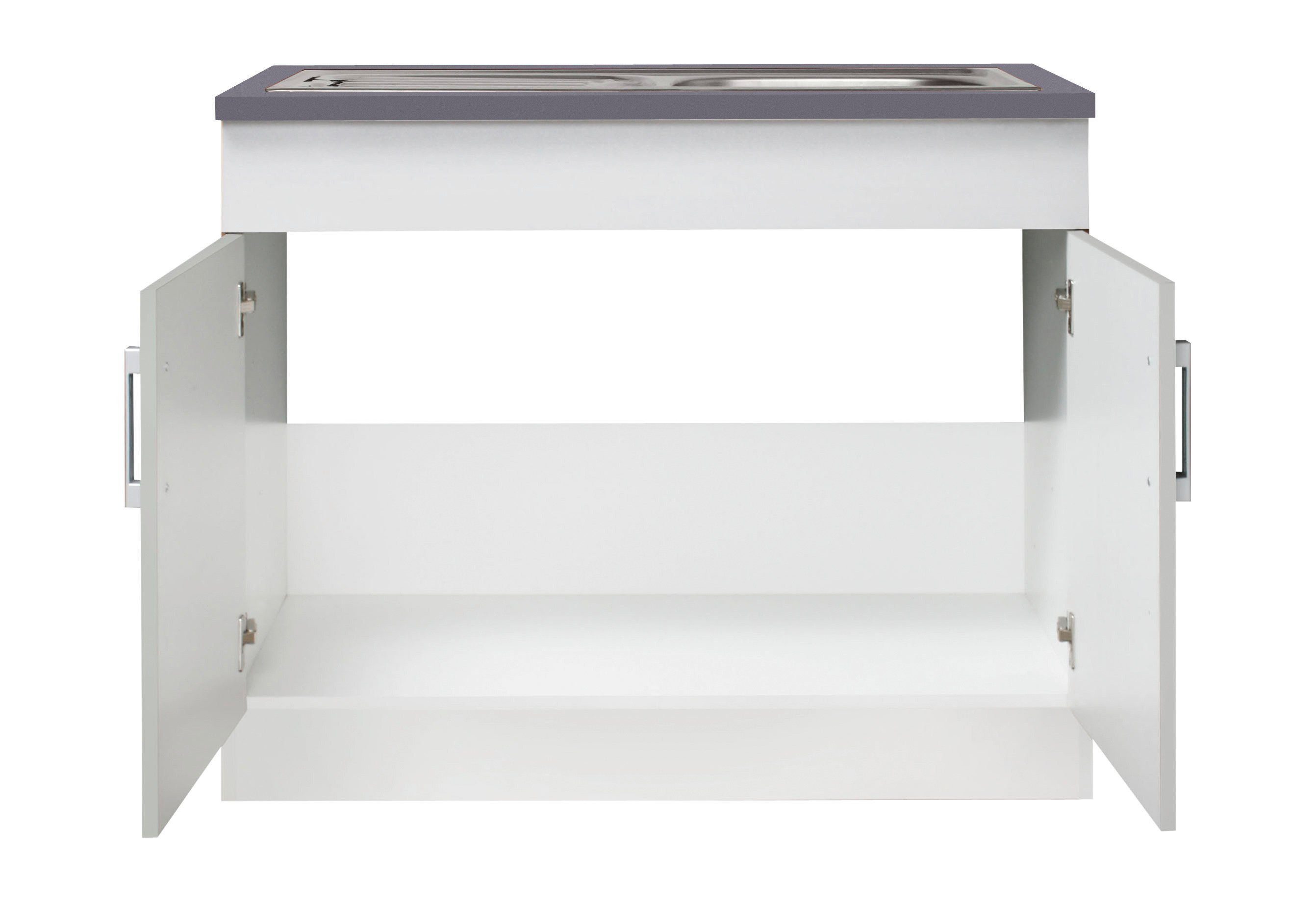 KOCHSTATION Spülenschrank KS-Toronto, Breite 100 cm – Bild 2 von 5