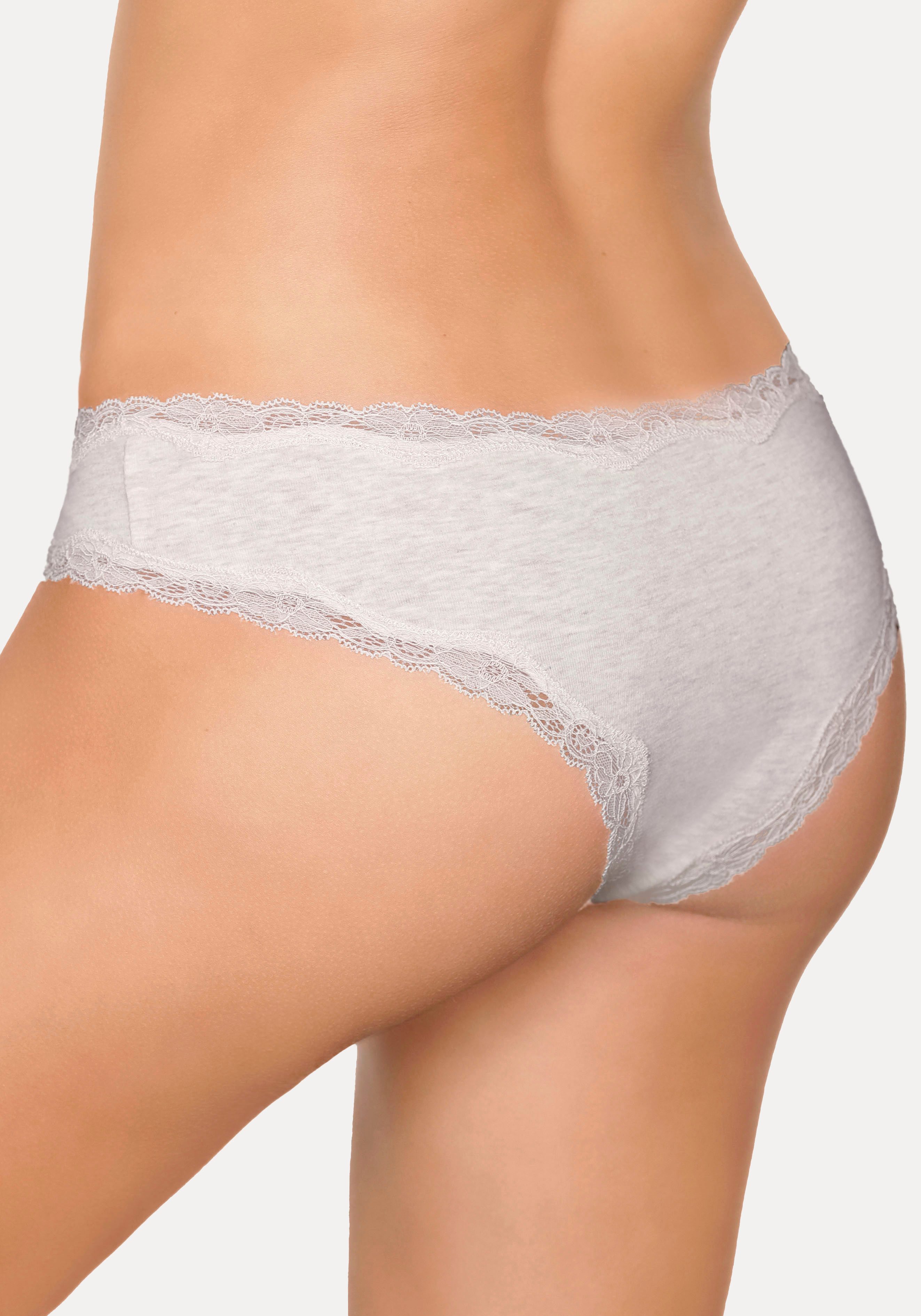 Vivance Brasilslip (5er-Pack) aus elastischer Baumwolle