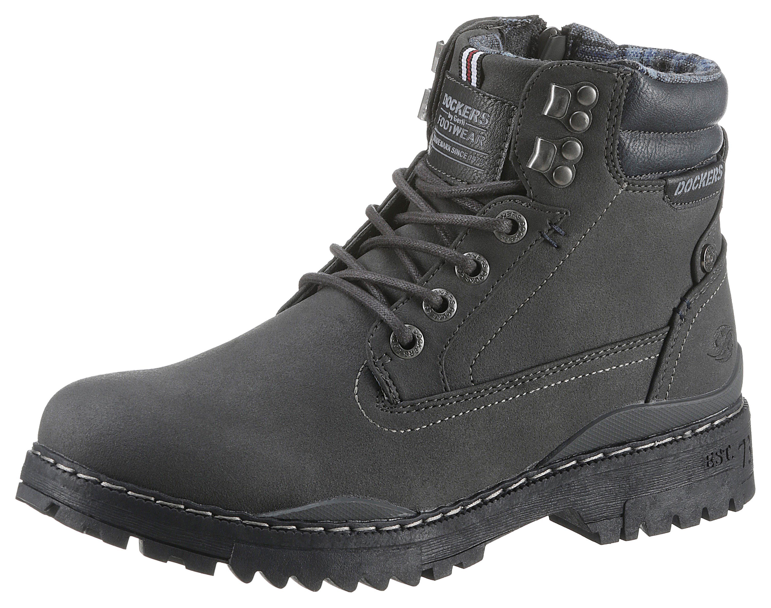 Dockers by Gerli Schnürboots Winterboots, Workerboots mit Profilsohle günstig online kaufen