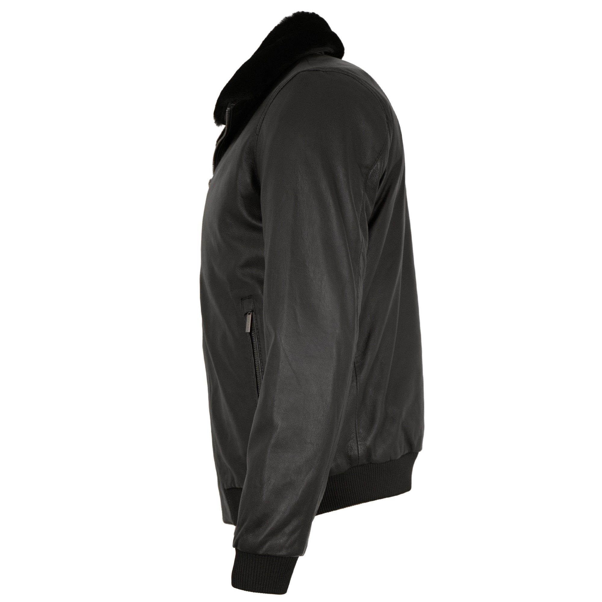 bugatti Lederjacke BUG HW25-No 5 Bugatti - Herren Lederjacke Weste Fellkrag günstig online kaufen