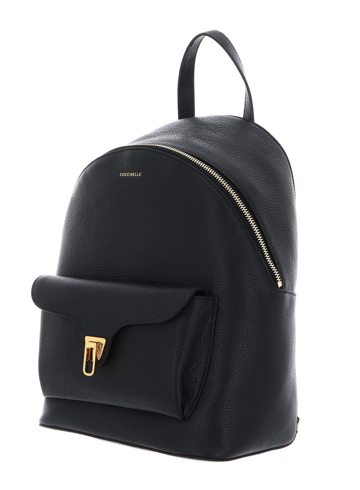 COCCINELLE Rucksack Backpack Grained Leather, aus echtem Rindsleder