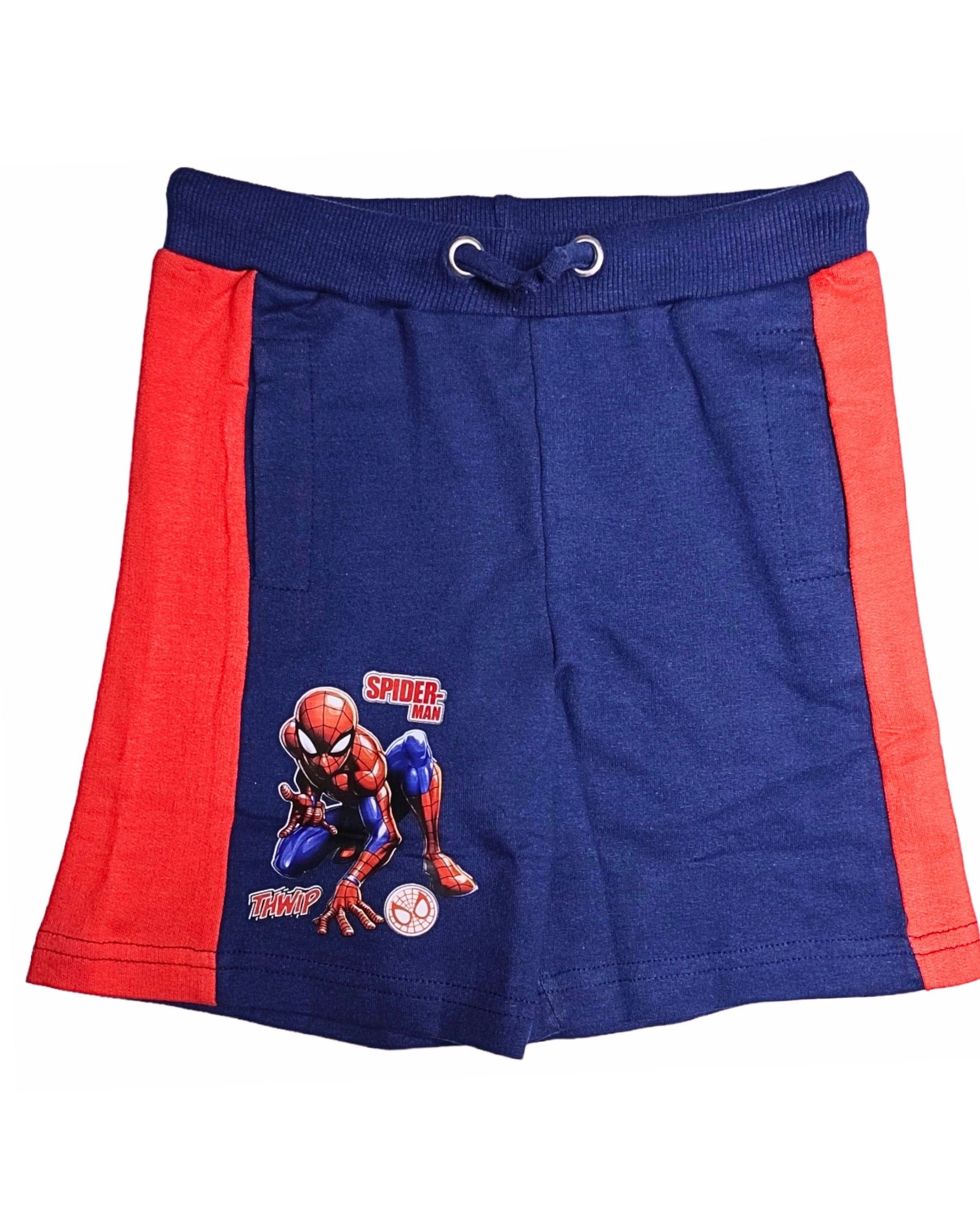 Spiderman Shorts Marvel Jungen kurze Hose aus Baumwolle Gr. 98 - 128 cm