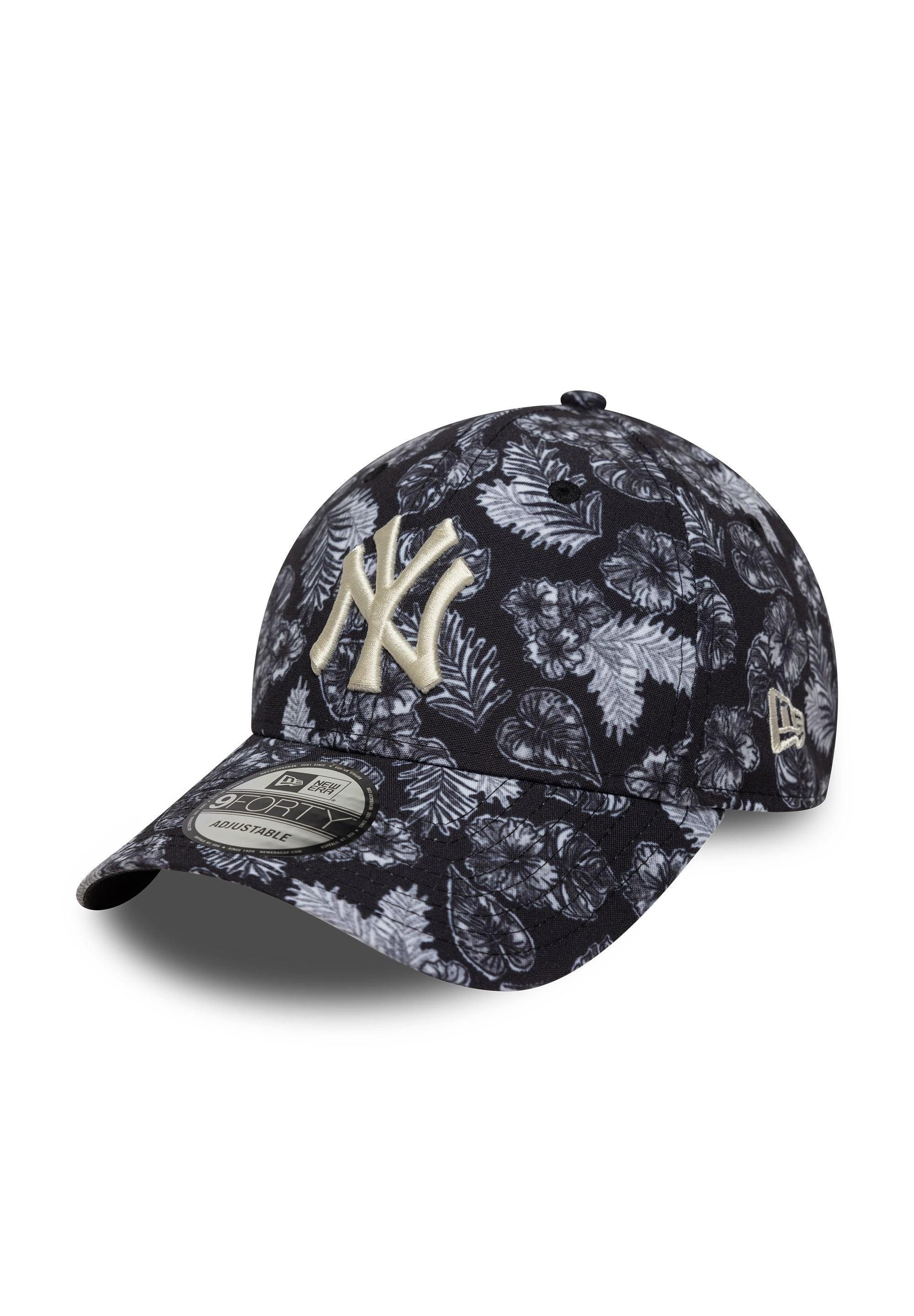 Baseball Cap New York Yankees Blumen Allover 9Forty Cap New Era Schwarz