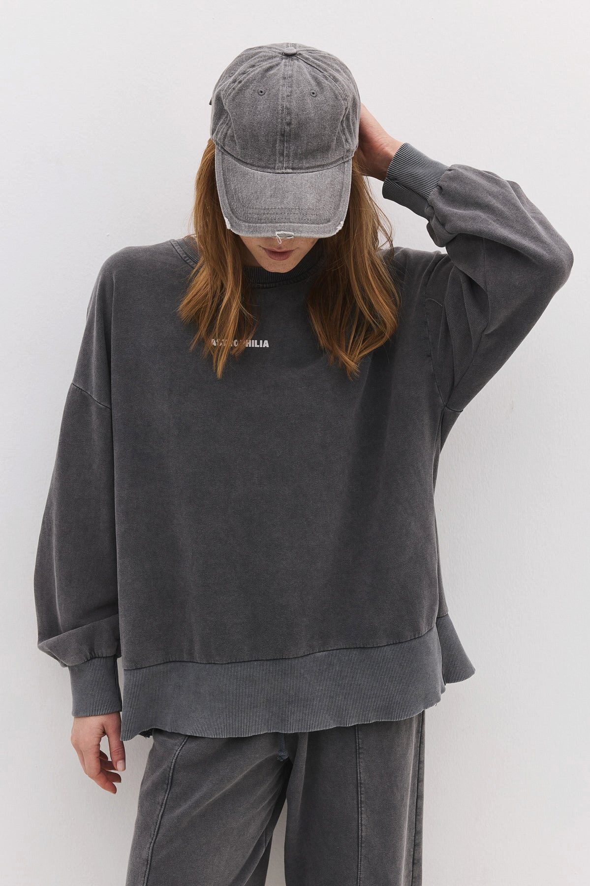 No Matter What Kapuzenpullover Sweatshirt mit Slogan und verblasstem Effekt günstig online kaufen